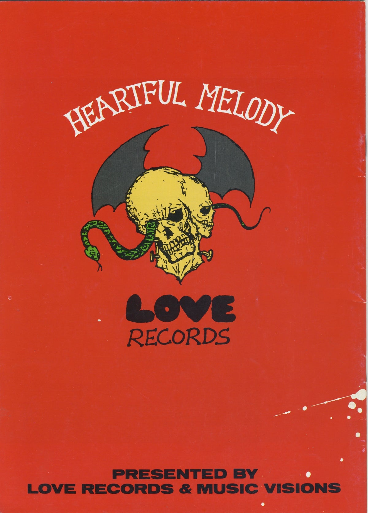Vintage Gastunk &quot;Heartful Melody&quot; 1986 Tour Program