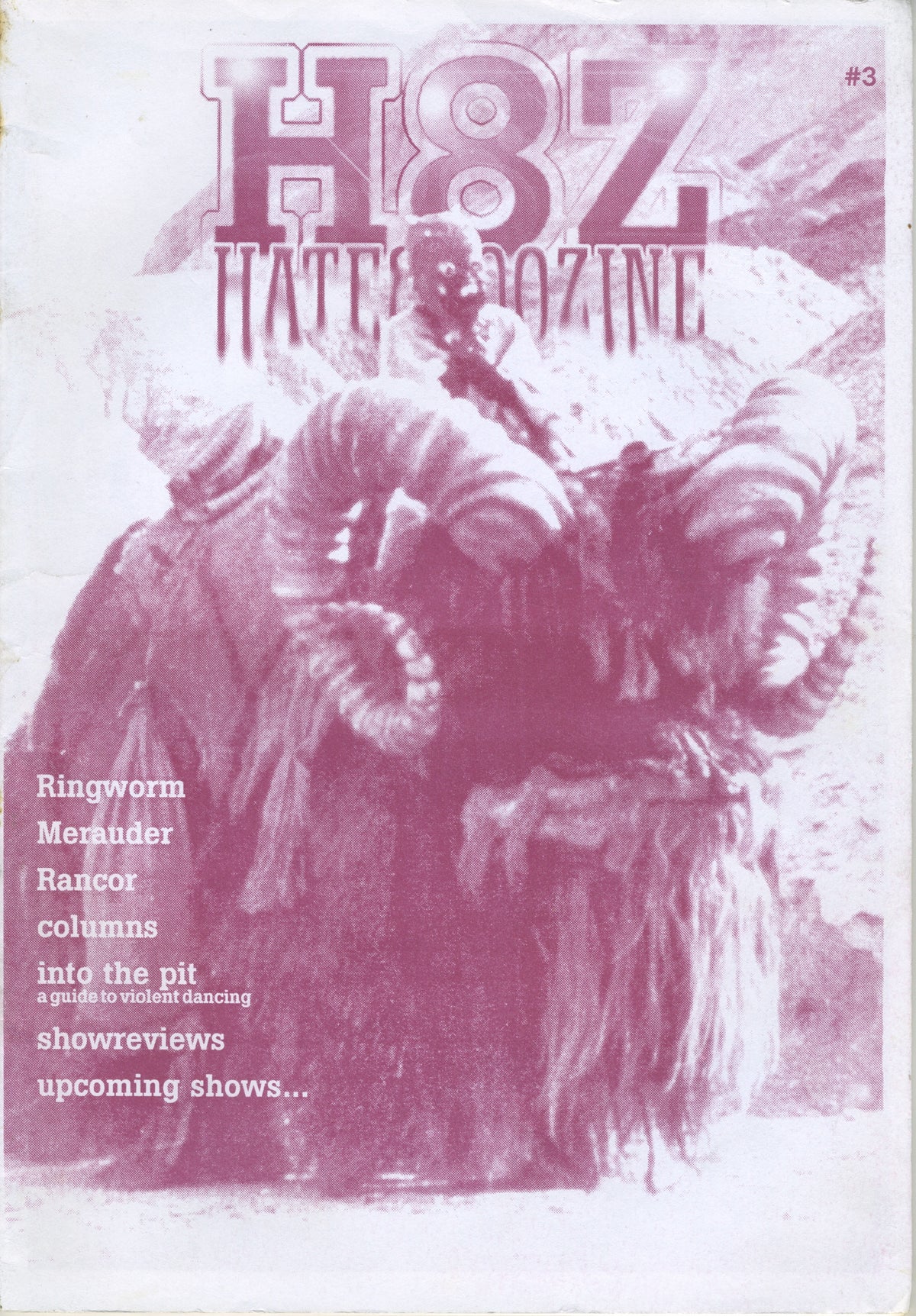 Vintage H8Z &quot;H8000&quot; 90&#39;s Hardcore Fanzine Issue #3
