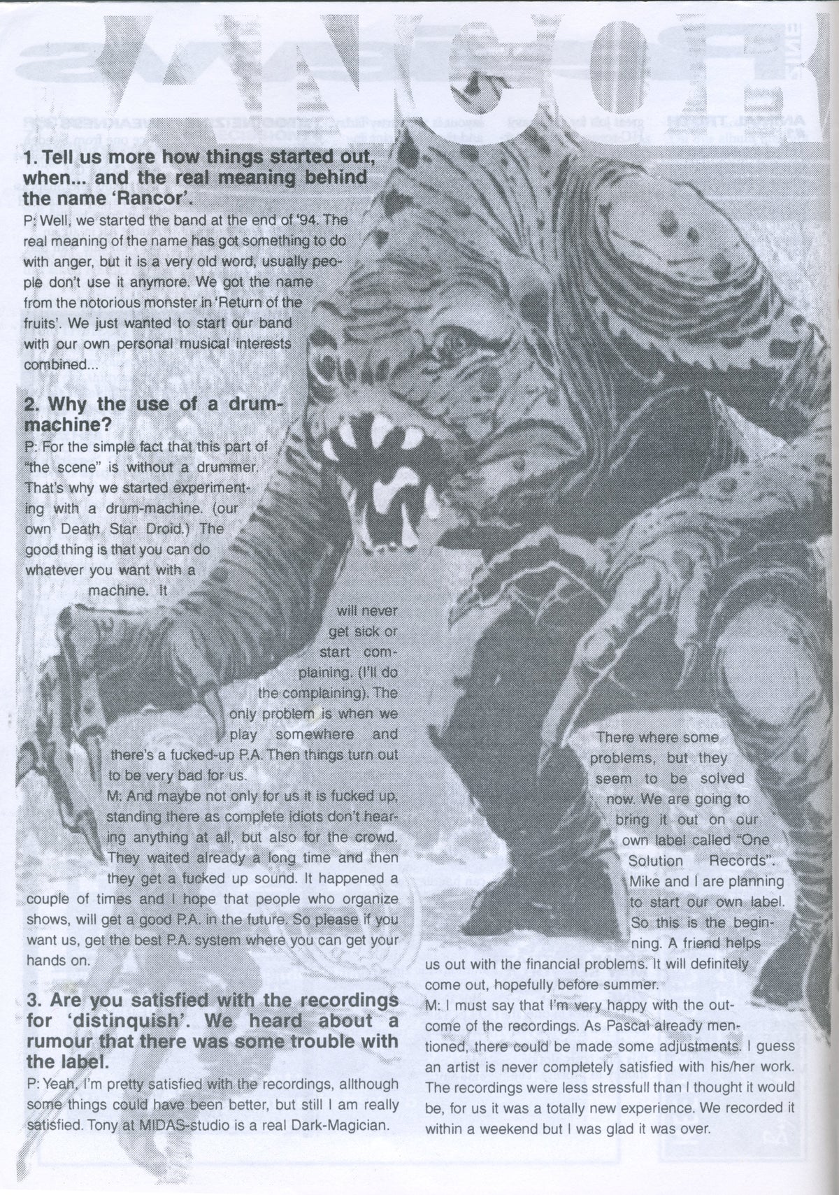 Vintage H8Z &quot;H8000&quot; 90&#39;s Hardcore Fanzine Issue #3