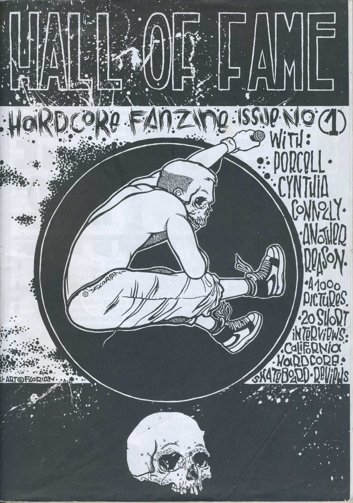 Vintage Hall Of Fame &quot;Hardcore&quot; Fanzine Issue #1