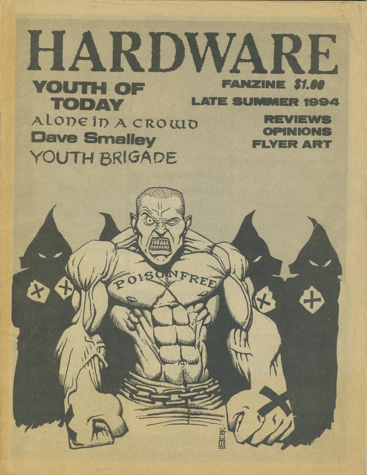 Vintage Hardware Fanzine &quot;Summer &#39;94&quot; NJHC Issue #5