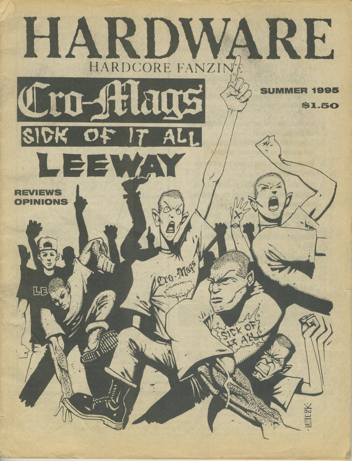 Vintage Hardware Fanzine &quot;Summer &#39;95&quot; NJHC Issue #7