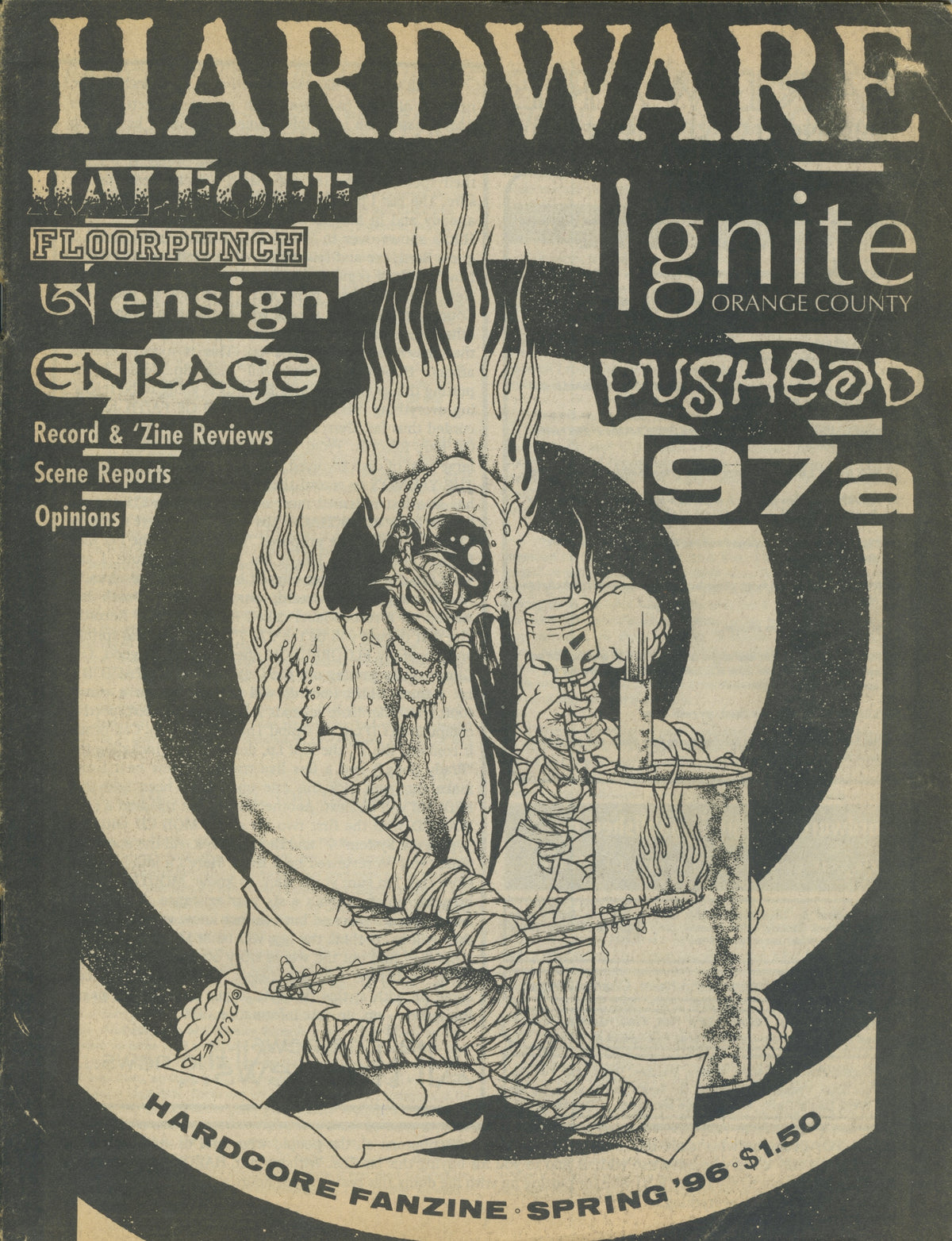 Vintage Hardware Fanzine &quot;Spring &#39;96&quot; NJHC Issue #8