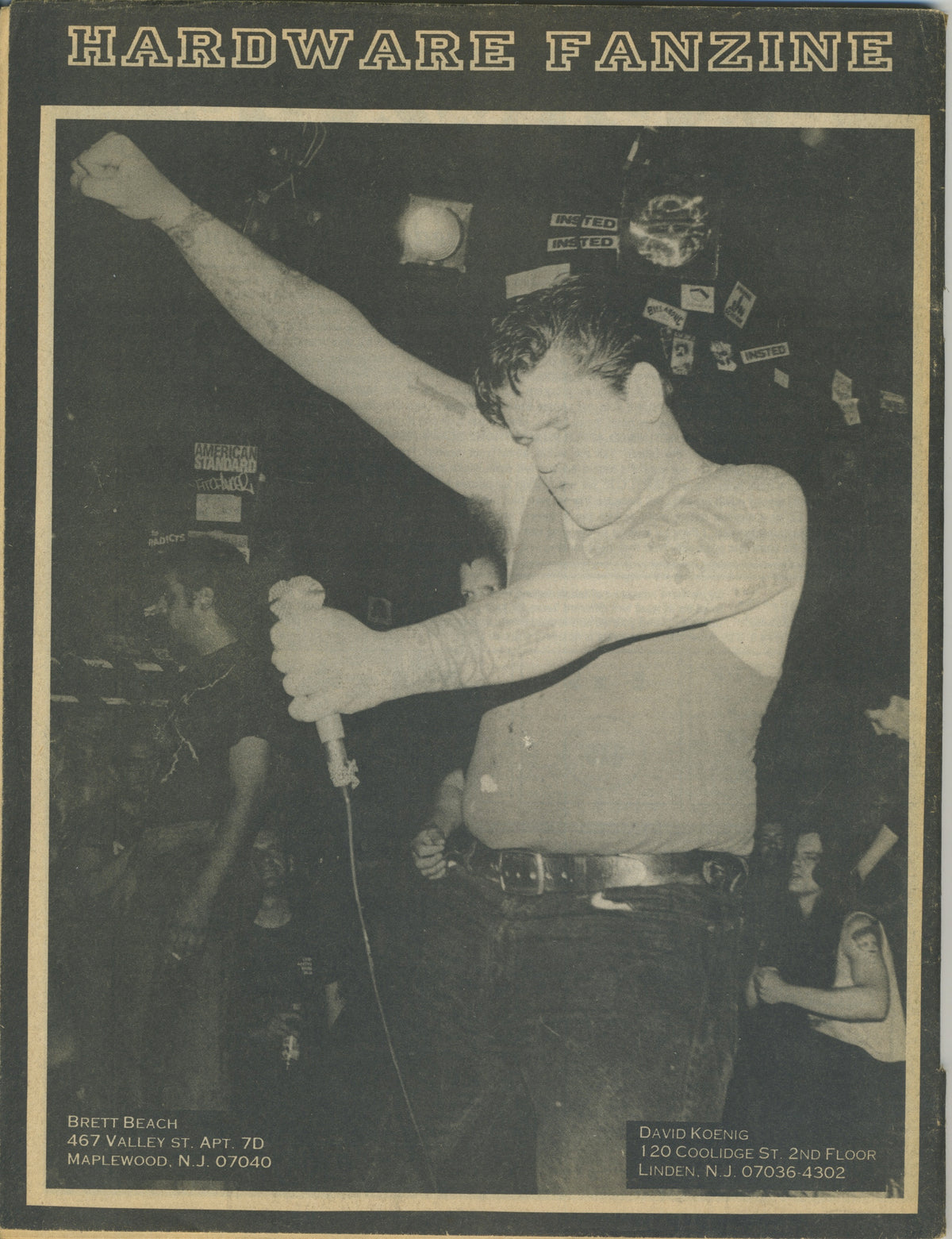 Vintage Hardware Fanzine &quot;Spring &#39;96&quot; NJHC Issue #8