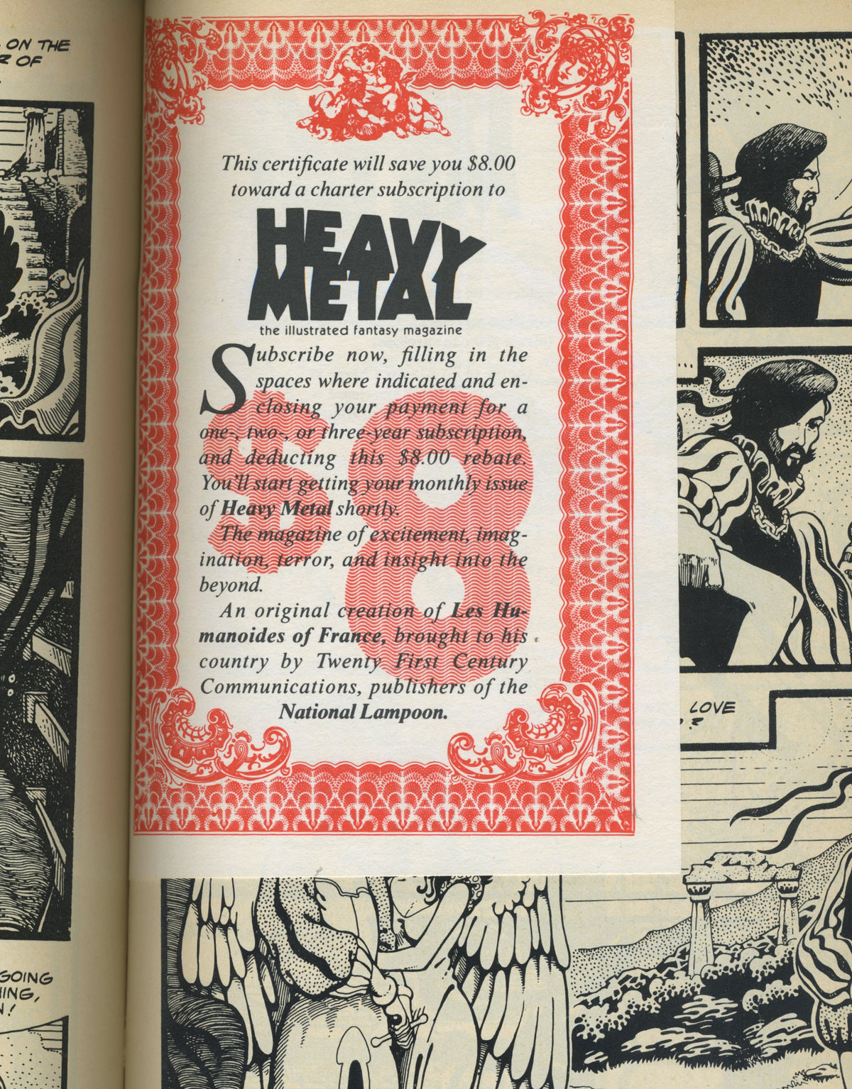 Vintage Heavy Metal Magazine Issue #1 April '77