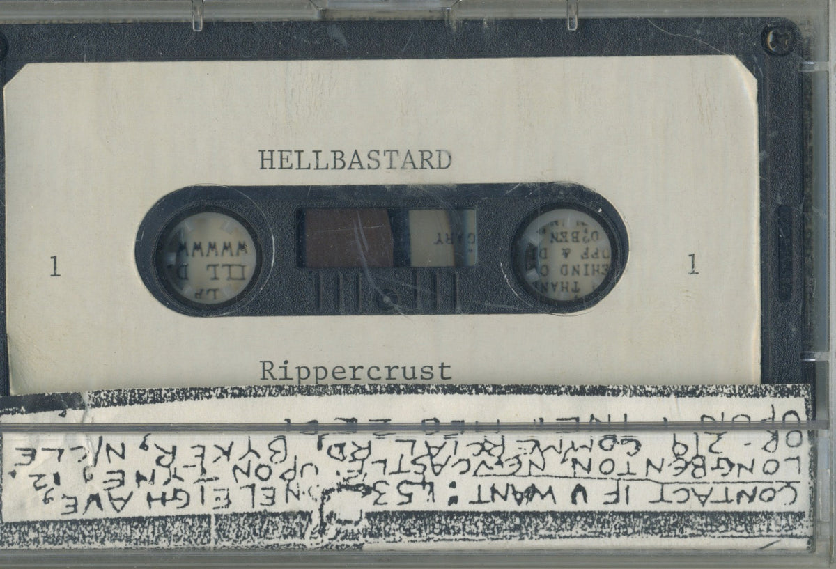 Vintage Hellbastard "Ripper Crust" Newcastle, UK '86 Demo Tape