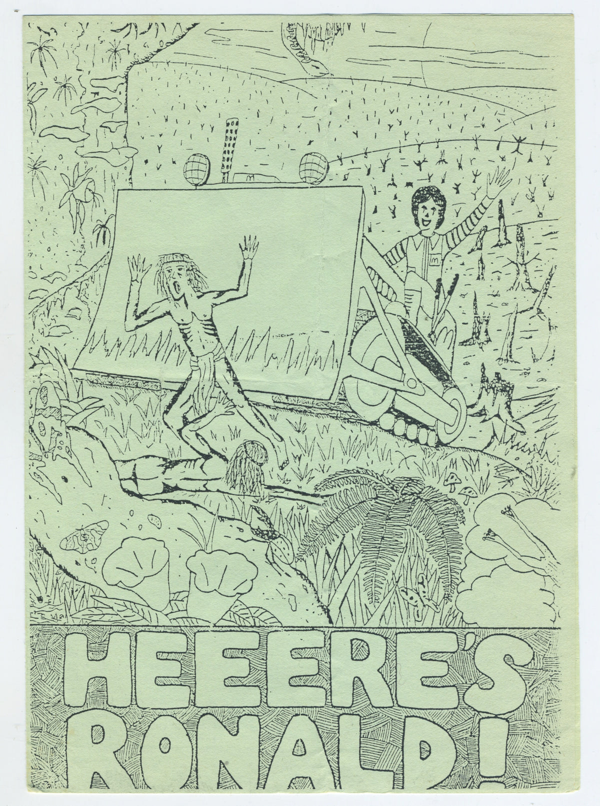 Vintage Greenpeace "Boycott McDonald's" '80s Leaflet