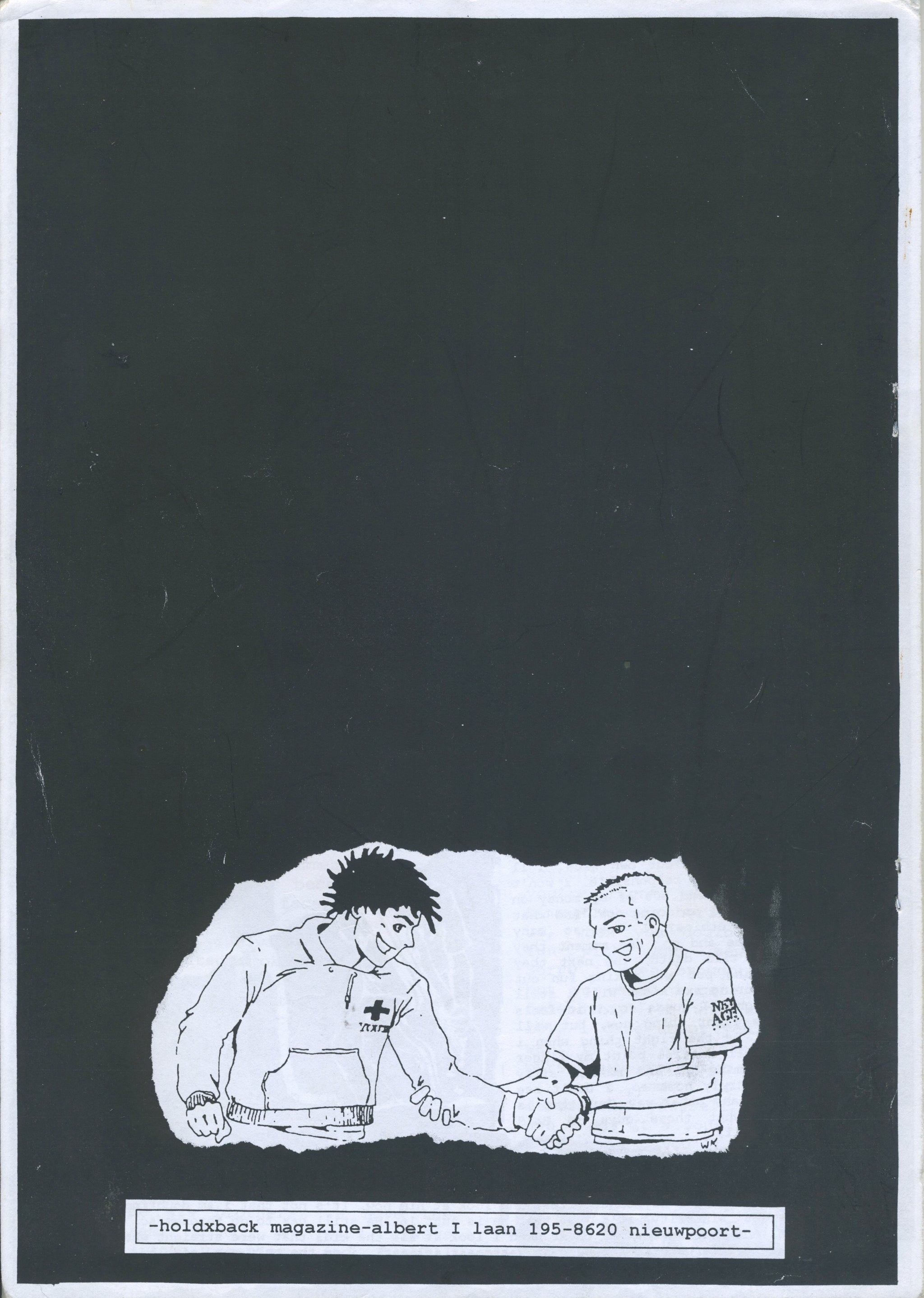 Vintage HOLDXBACK Fanzine 