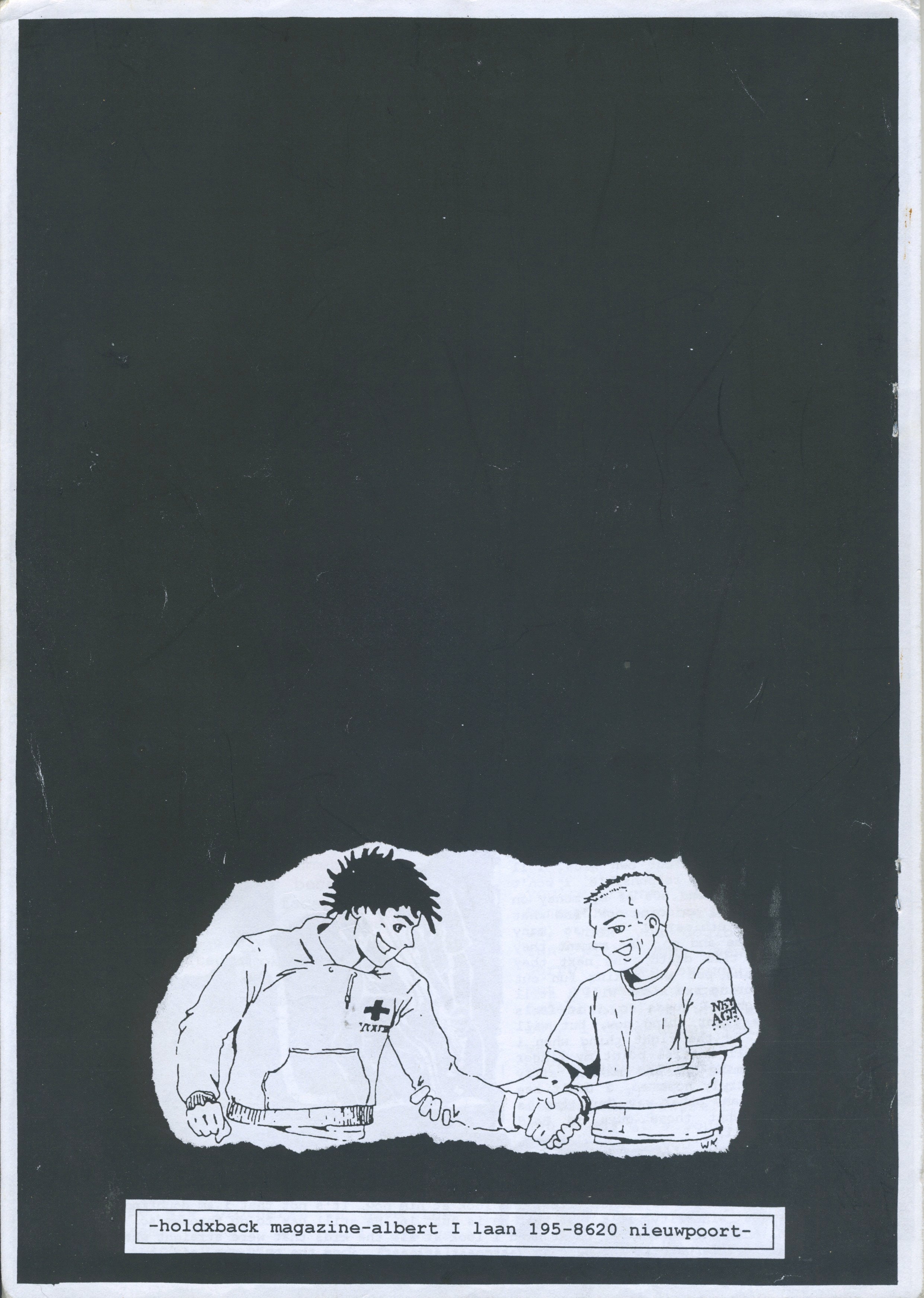 Vintage HOLDXBACK Fanzine 