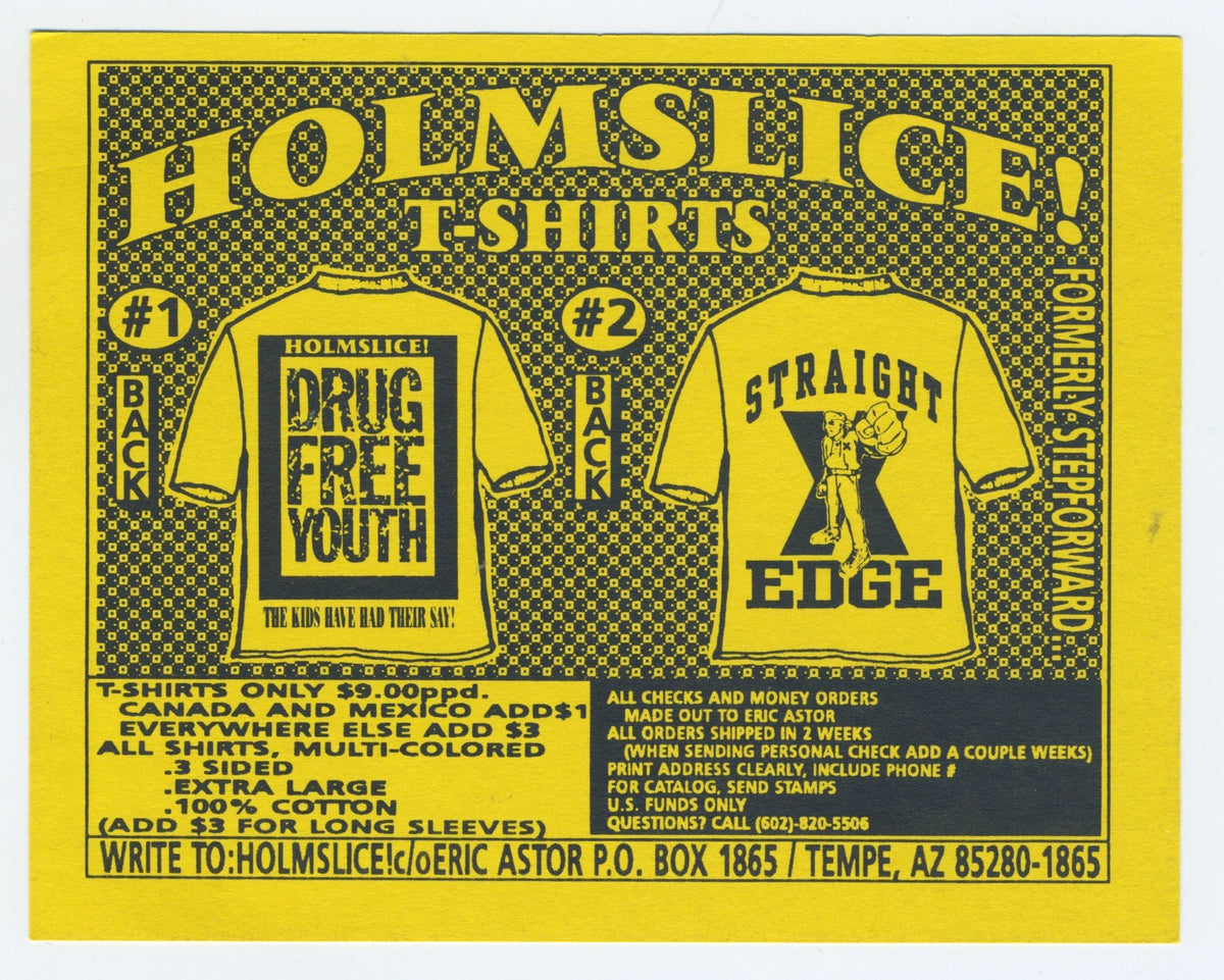 Vintage Holmslice Straight Edge Tempe, AZ Postcard