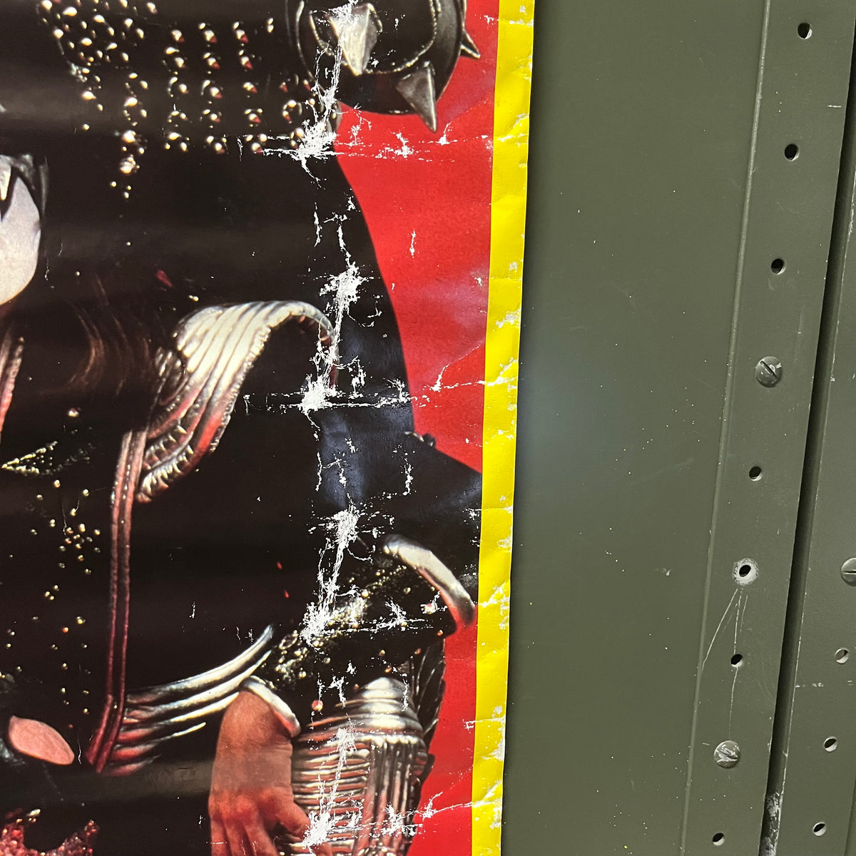 Vintage KISS "Bigfoot Prints" Lithograph Made in Canada Poster