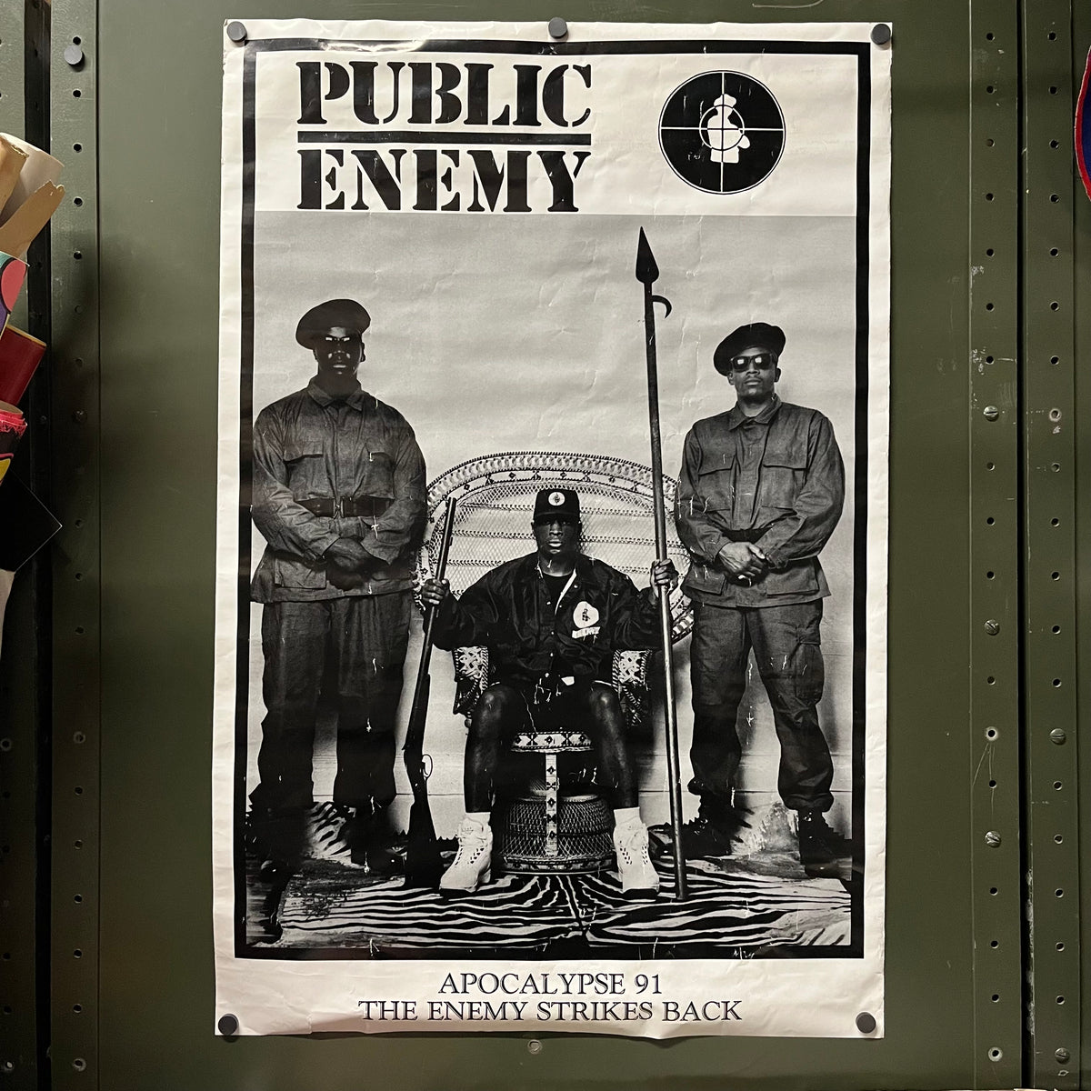 Vintage Public Enemy “Apocalypse 91” The Enemy Strikes Back Poster