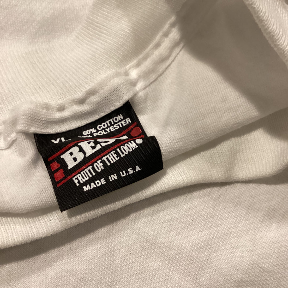 Vintage Fruit Of The Loom Best Deadstock White T-Shirt