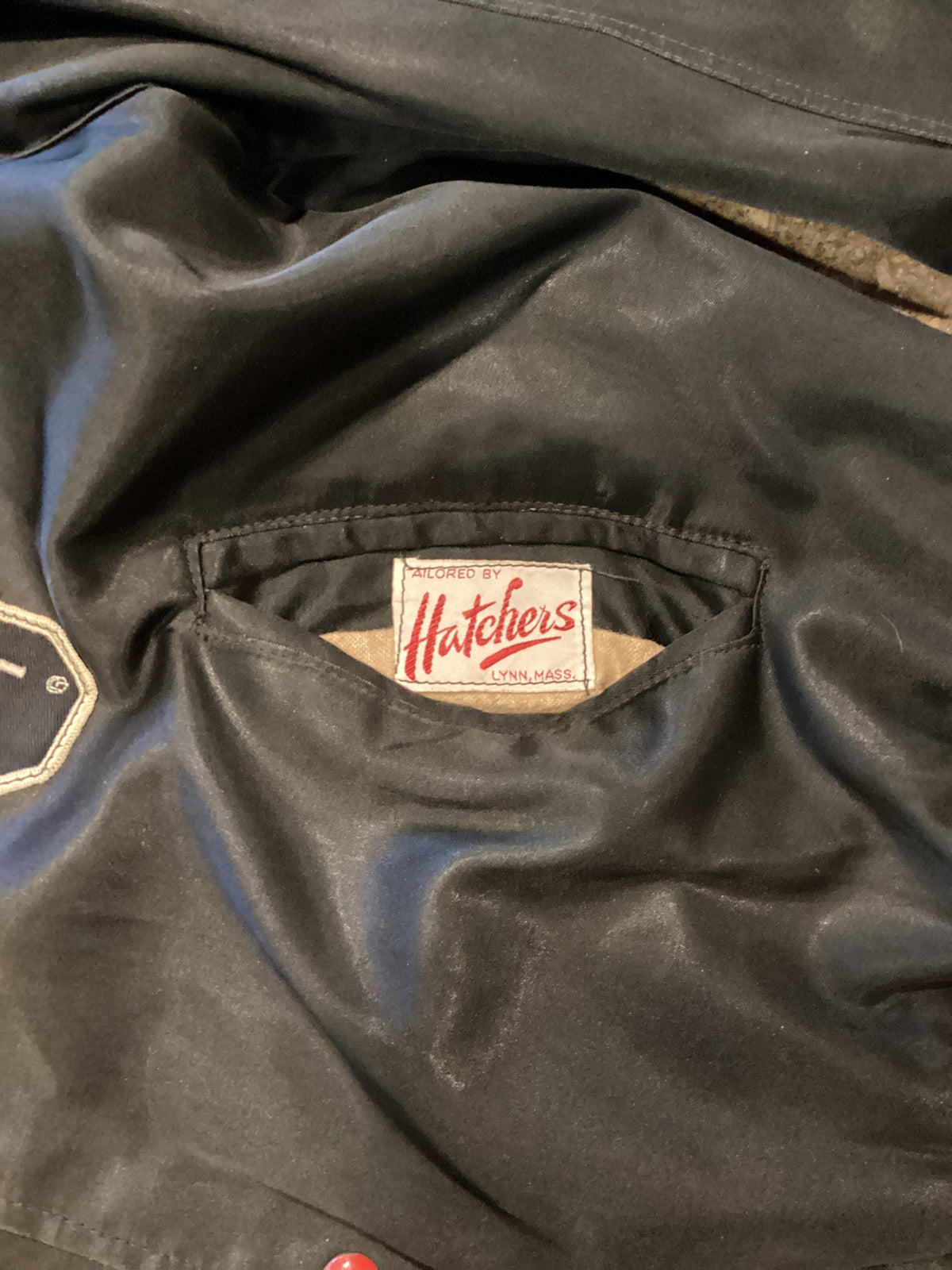 Vintage Hatcher's "Tika's 1967" Sateen Bomber Jacket