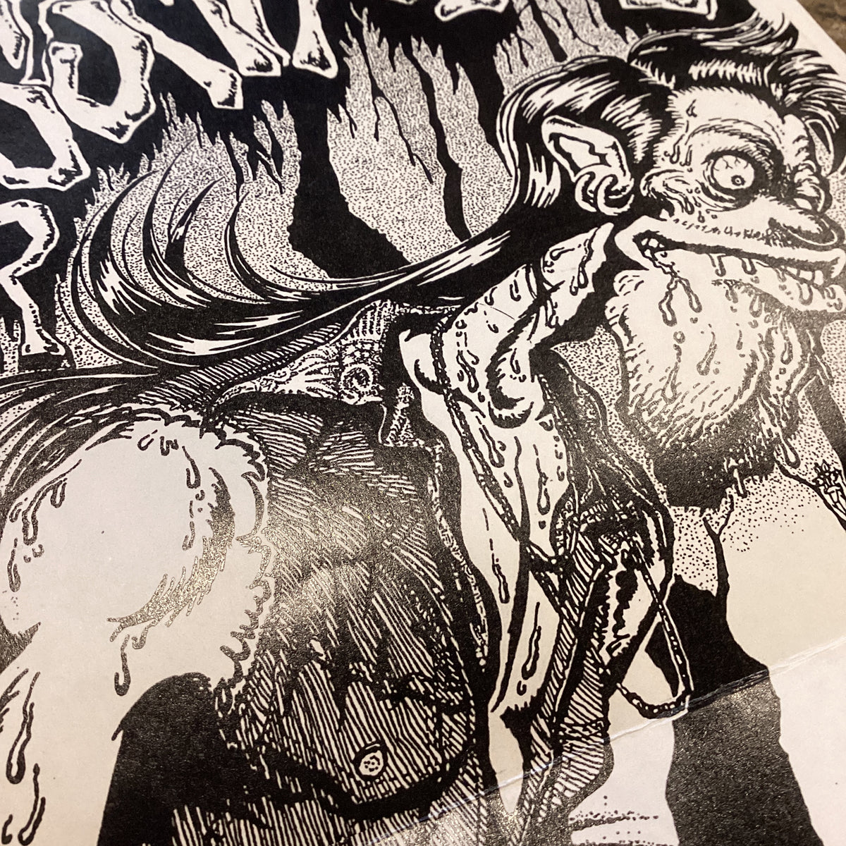 Vintage Lip Cream Outo Death Side "Bloody Summer" Tour Poster