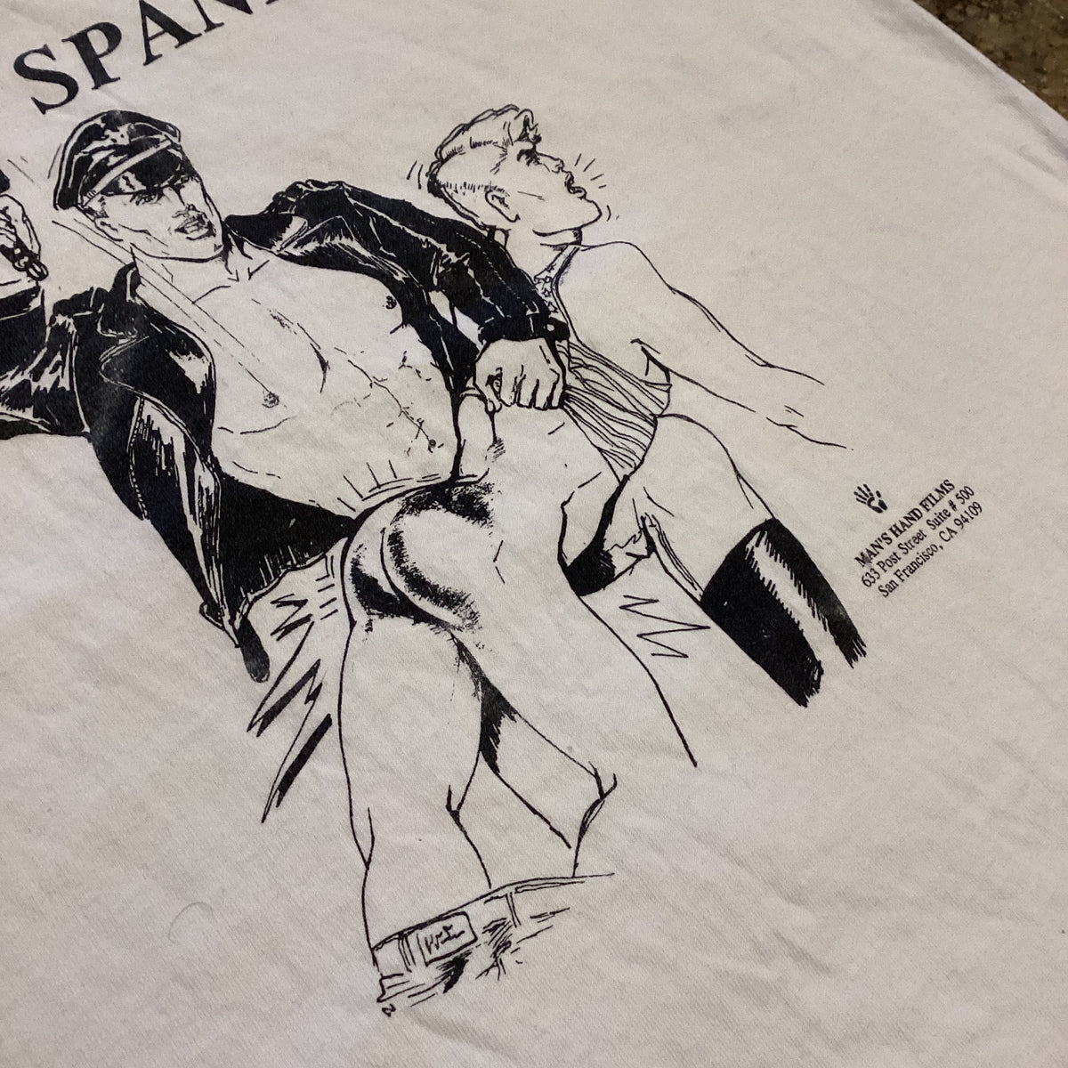 Vintage Man's Hand Films San Francisco "Spank!!!" Tank Top