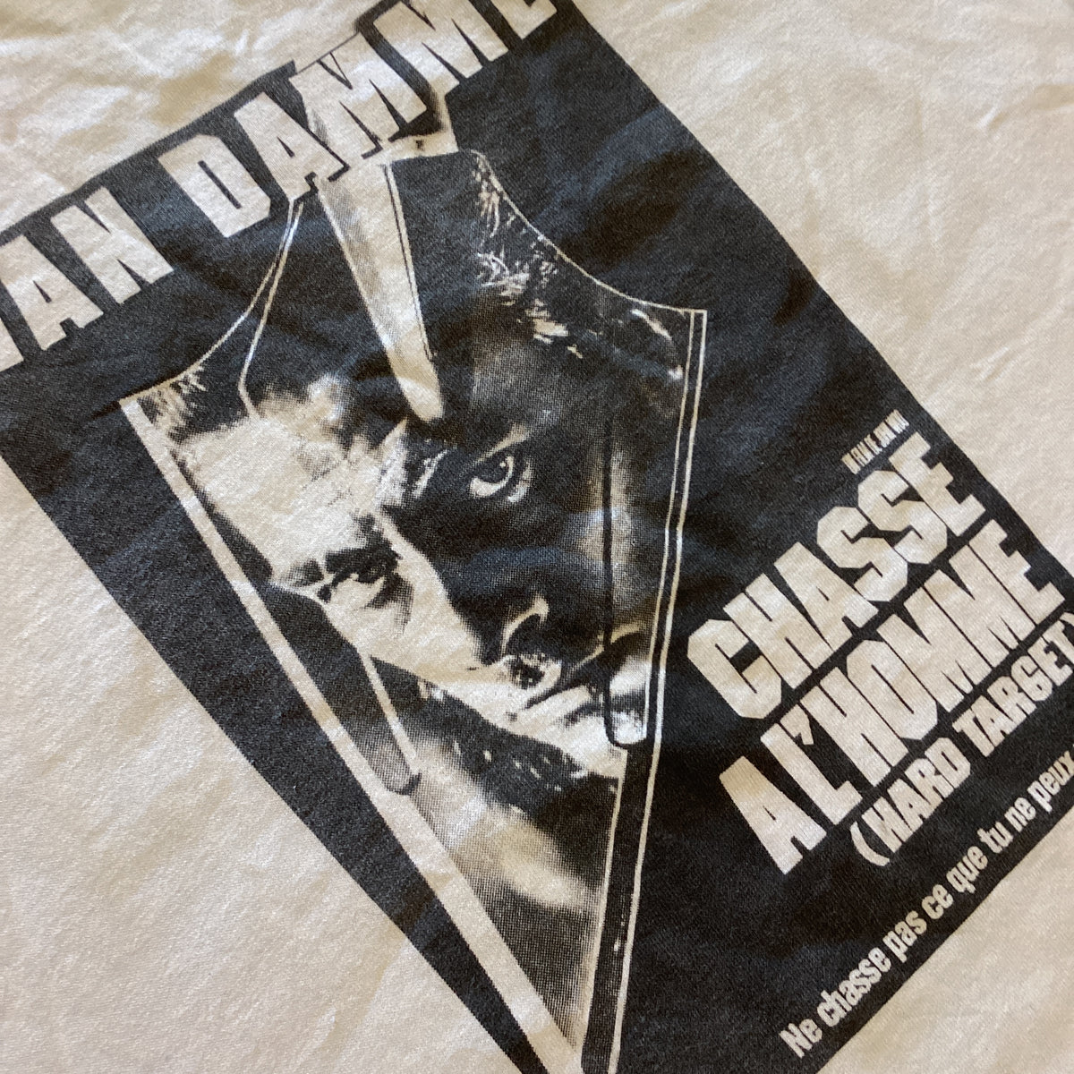 Vintage Hard Target "Van Damme" French Promo T-Shirt - jointcustodydc