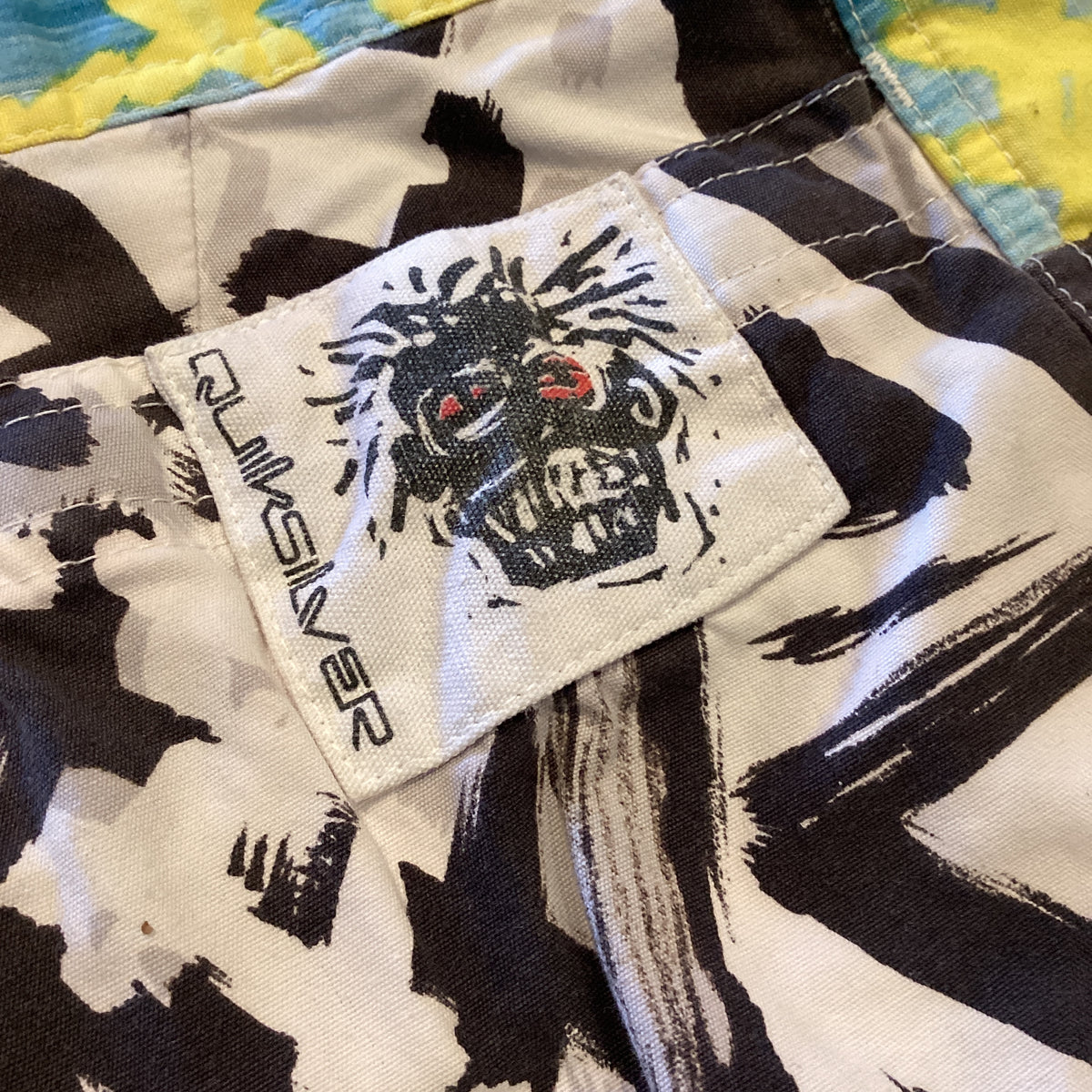 Vintage Quiksilver "Tribal" Swimming Trunks