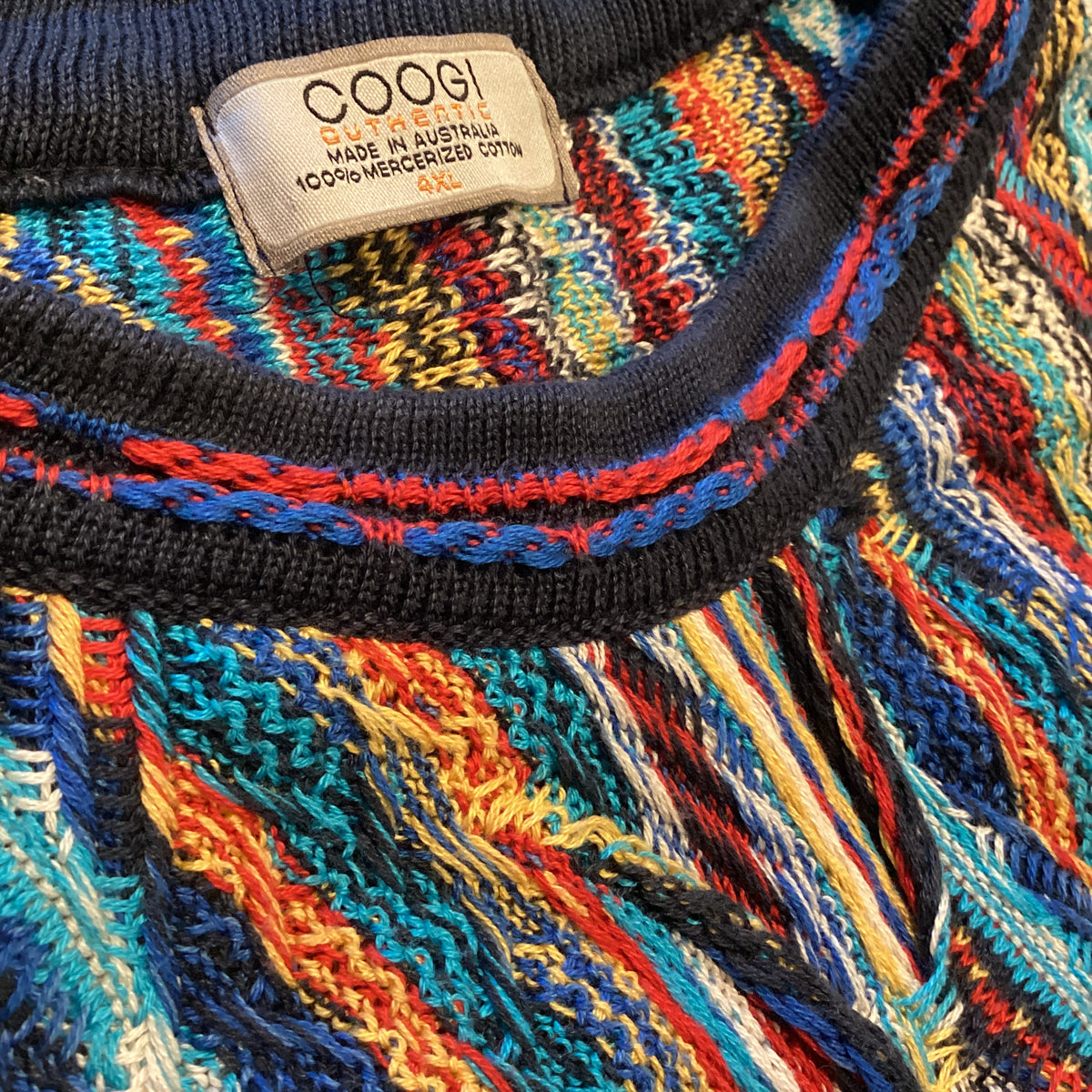 Vintage Coogi Australia "Multicolor" Knit Sweater