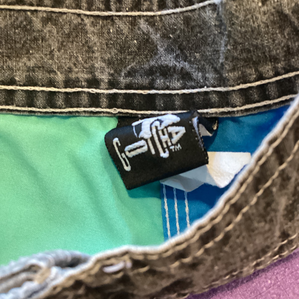 Vintage Gotcha "Krazies" Swimming Trunks