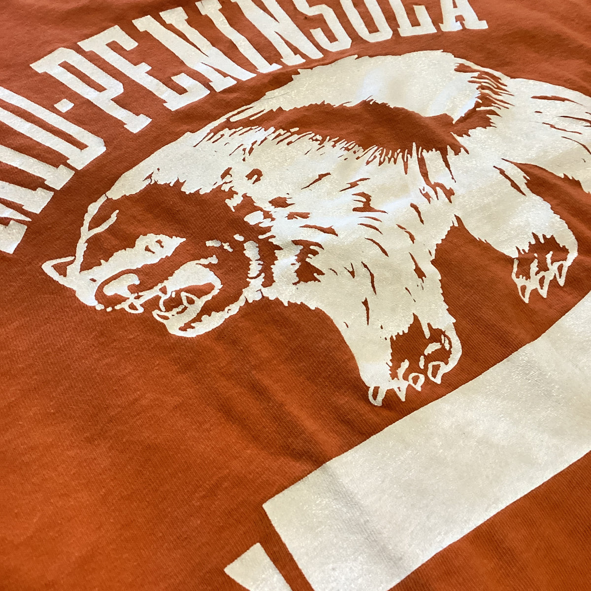 Vintage Mid-Peninsula Wolverines Reversible P.E. Shirt