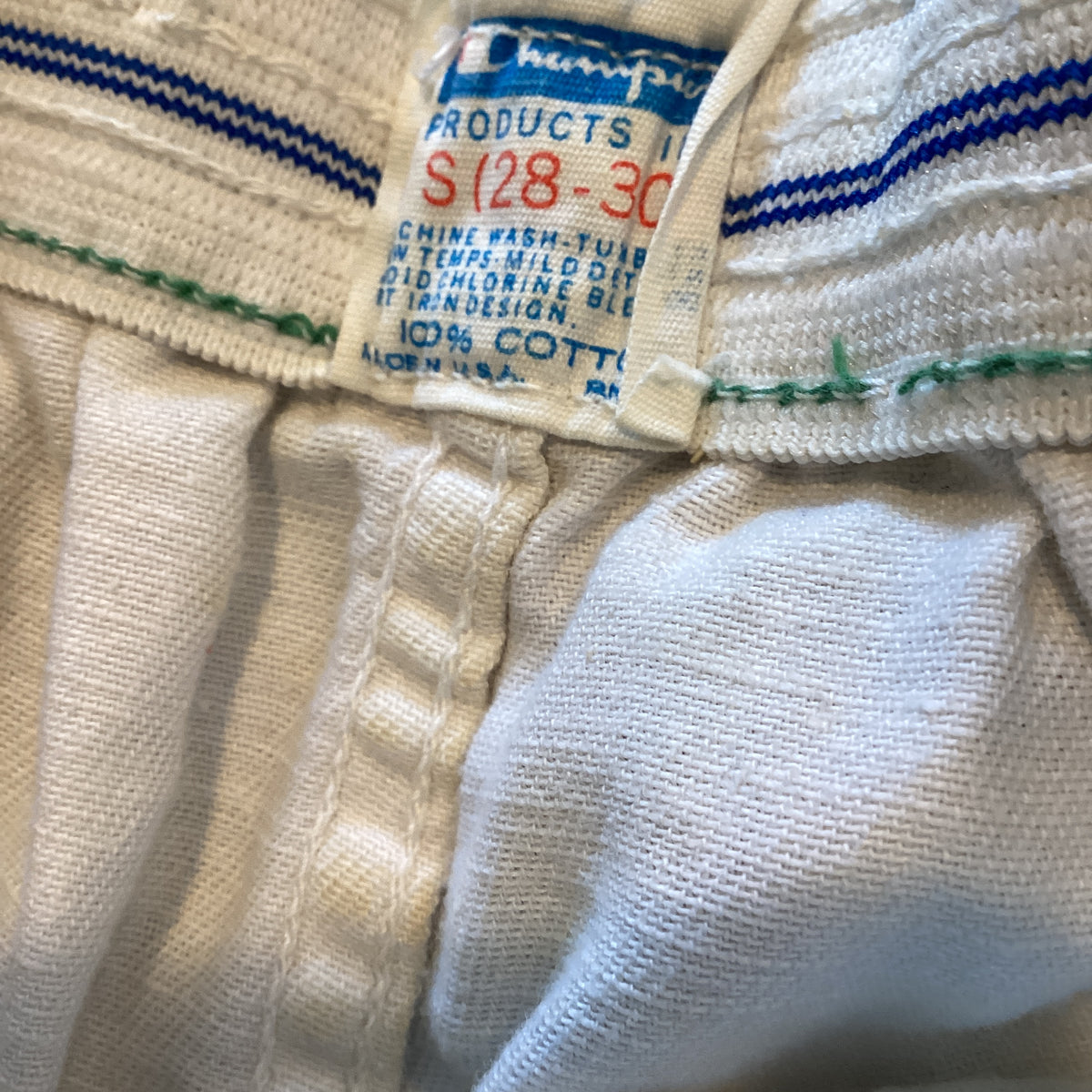 Vintage Washington D.C. "National Capital YMCA" Champion Blue Bar Shorts