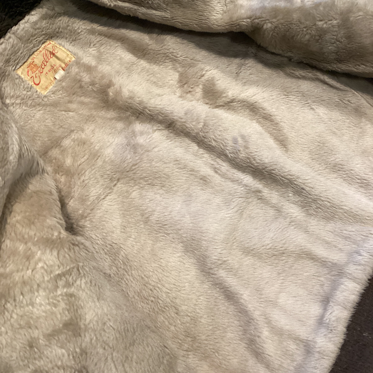 Vintage Excelled "Brown" Shearling Leather Aviator Jacket - jointcustodydc