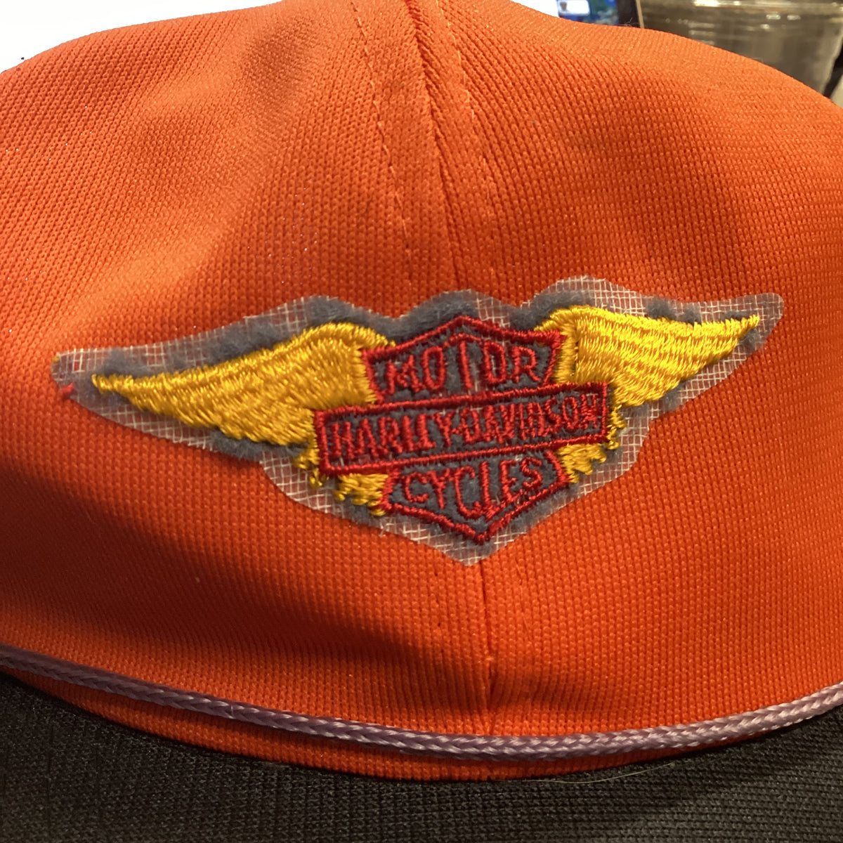 Vintage Harley-Davidson "Wings" Rope Trucker Hat - jointcustodydc