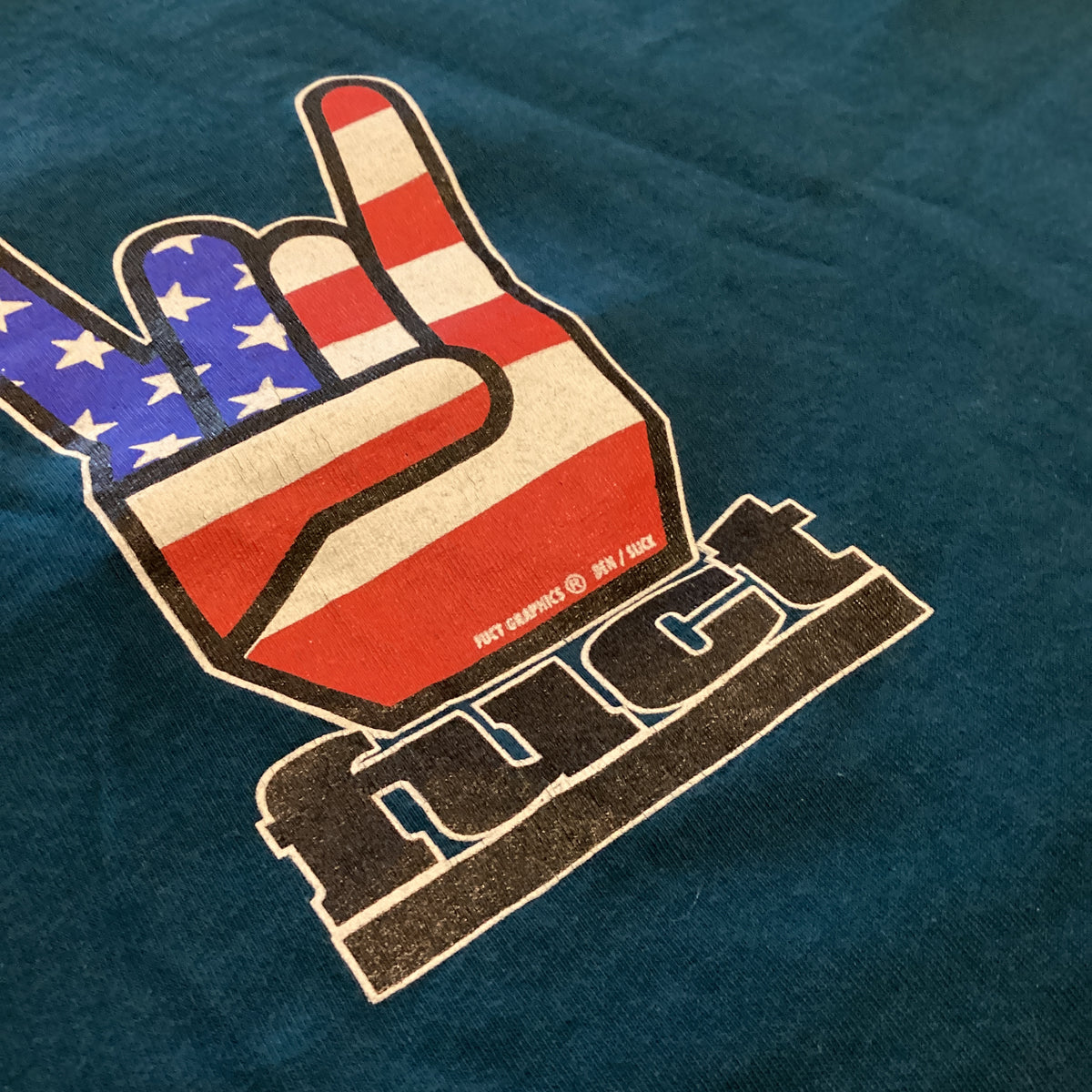Vintage FUCT "FUCT Graphics" American Flag T-Shirt - jointcustodydc