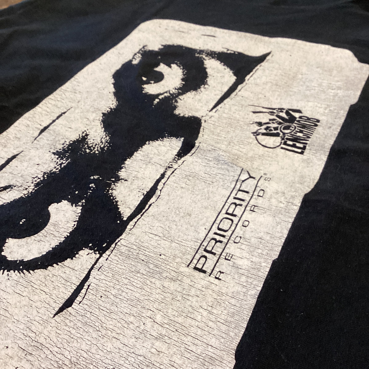 Vintage Ice Cube "Death Certificate" 2-Sided 1991 Promotional Priority Records T-Shirt - jointcustodydc