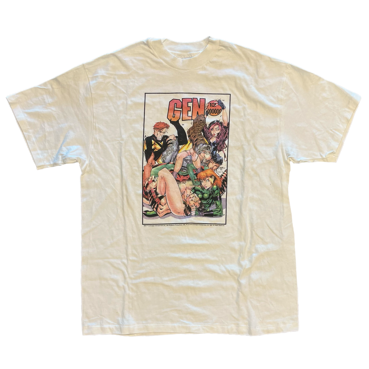 Vintage Gen 13 &quot;First Appearance&quot; DC Comics Promotional T-Shirt