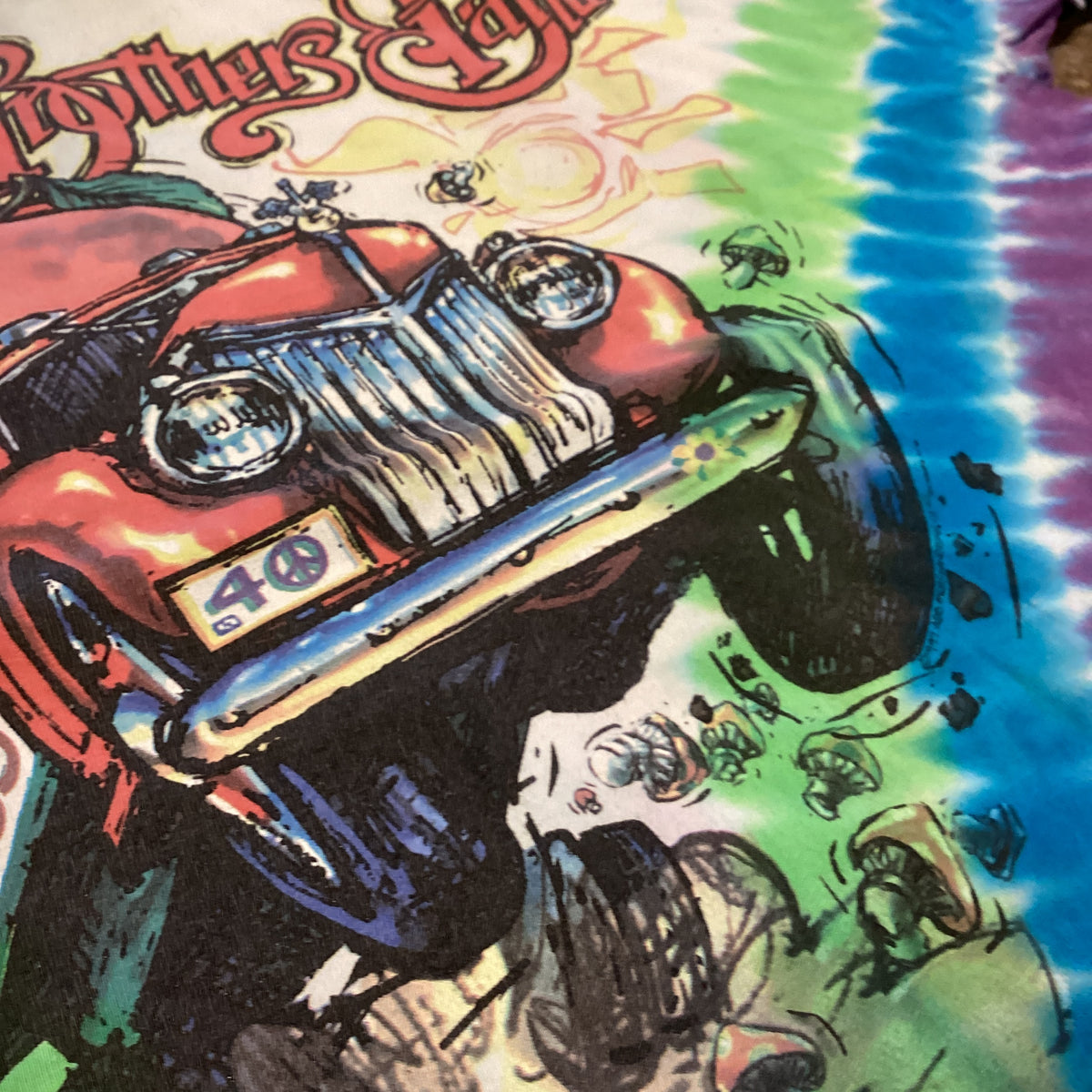 Vintage The Allman Brothers Band "Mushroom Express" Tie Dye T-Shirt - jointcustodydc