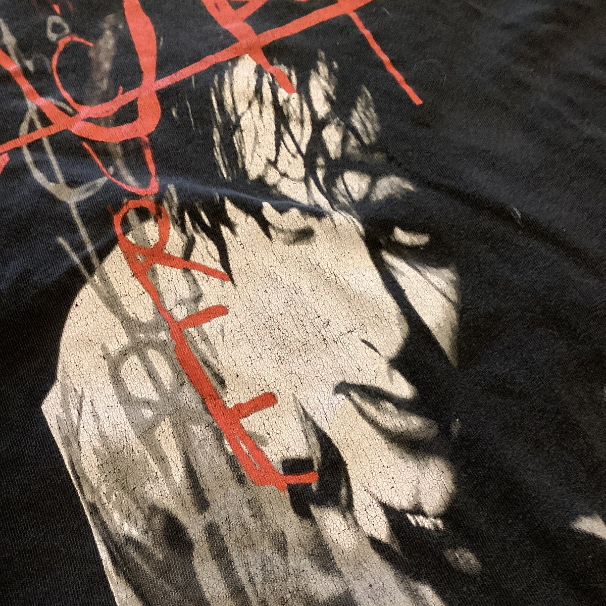 Vintage The Cure "Blood Flowers" V-Neck T-Shirt - jointcustodydc