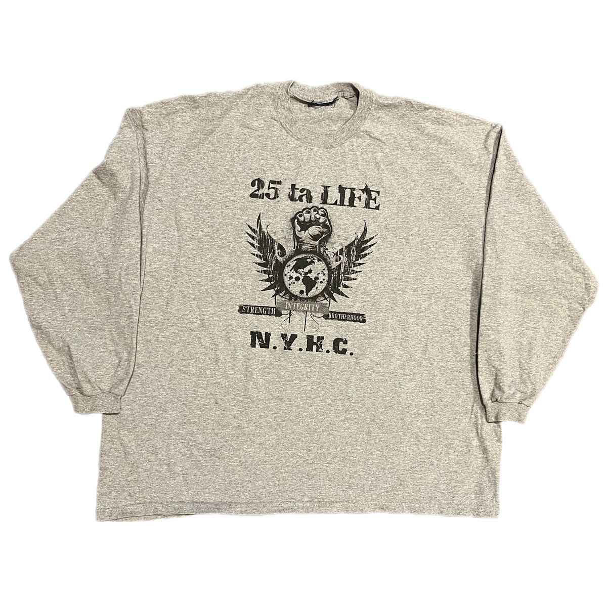 Vintage 25 Ta Life &quot;NYHC&quot; Long Sleeve Shirt