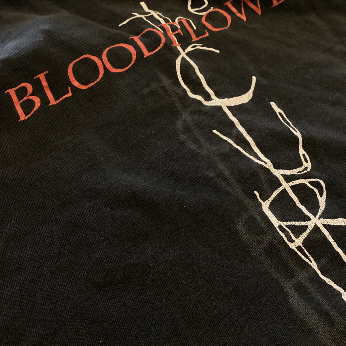 Vintage The Cure "Blood Flowers" V-Neck T-Shirt - jointcustodydc
