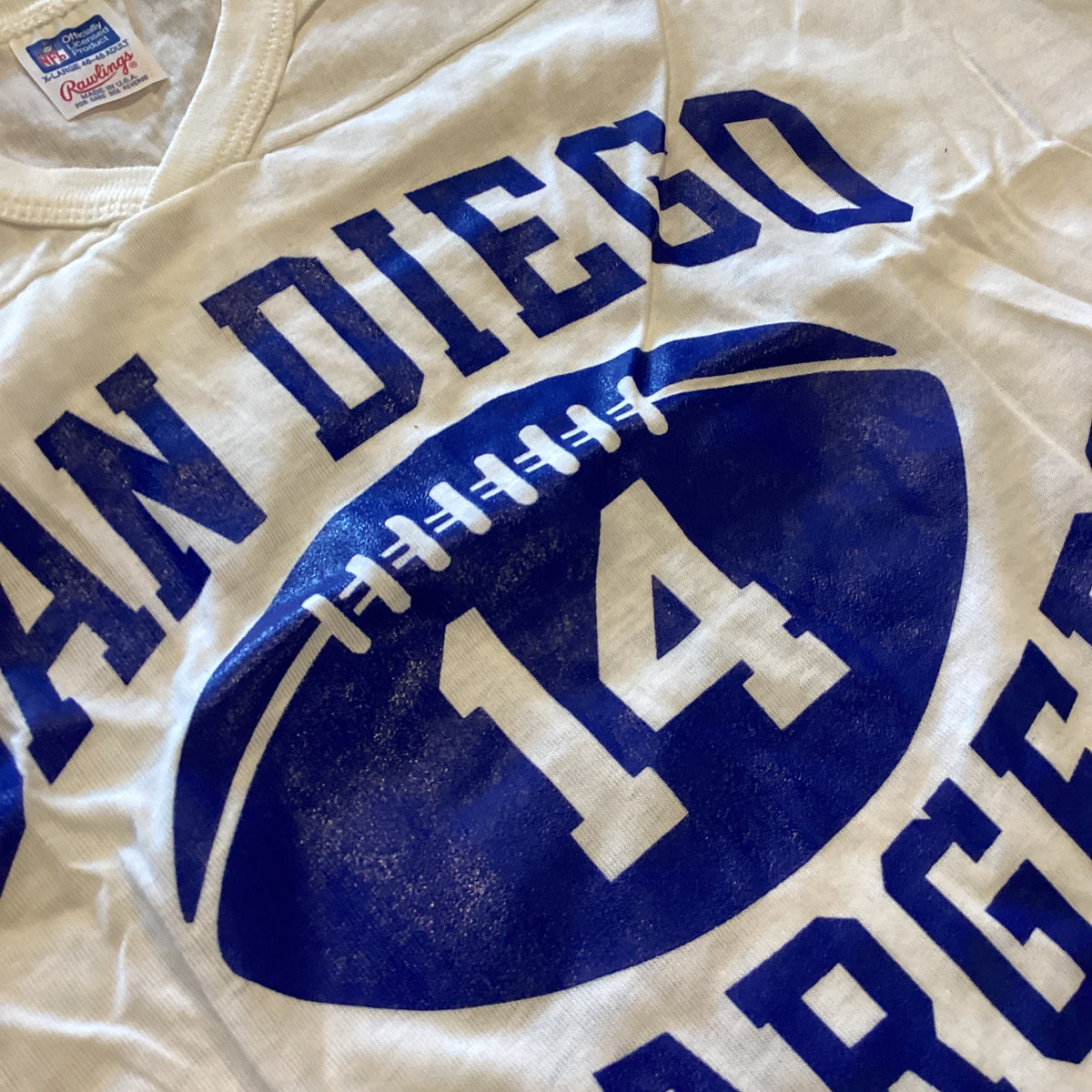 Vintage San Diego Chargers "Rawlings" #14 Deadstock Practice Jersey - jointcustodydc