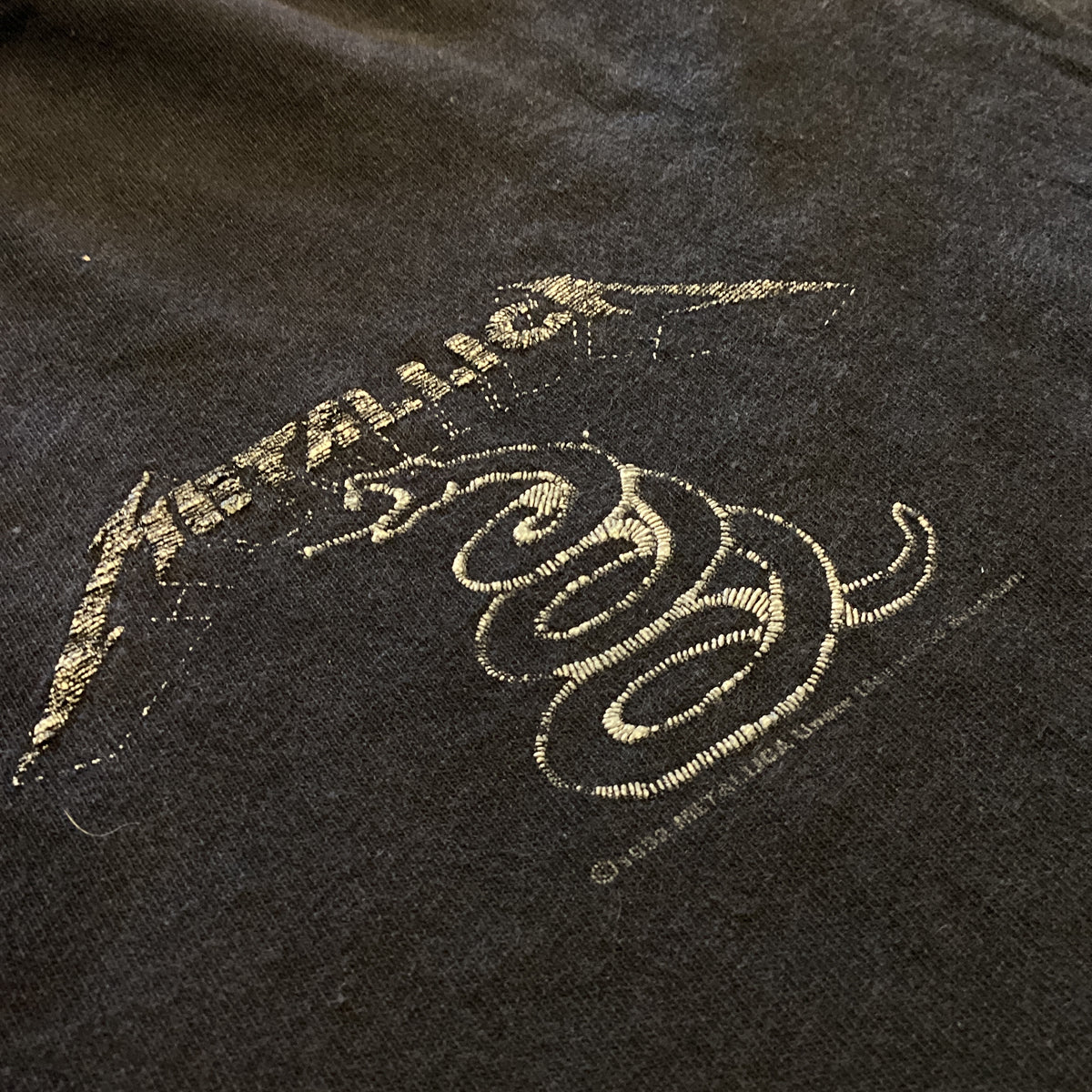 Vintage Metallica "Puffy Ink" Pocket Print '92 T-Shirt - jointcustodydc