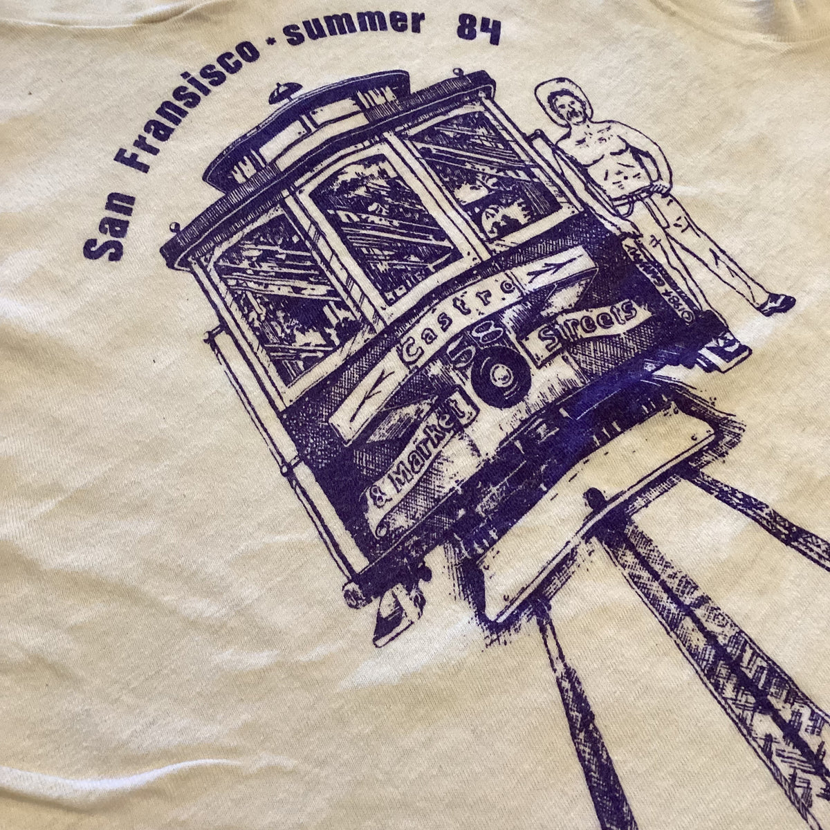 Vintage San Francisco &quot;Castro&quot; Summer &#39;84 Sleeveless Shirt