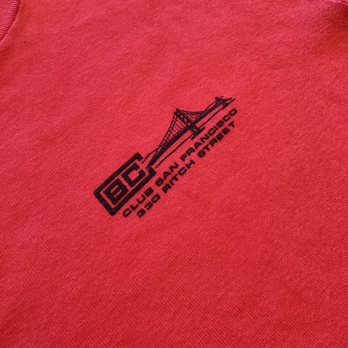 Vintage Club Baths Chain &quot;San Francisco&quot; &#39;80s Bath House Shirt