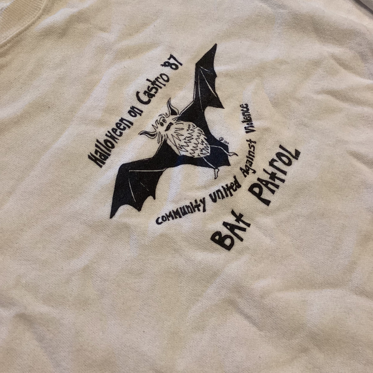 Vintage Community United Against Violence &quot;Halloween On Castro &#39;87&quot; Raglan Sweatshirt