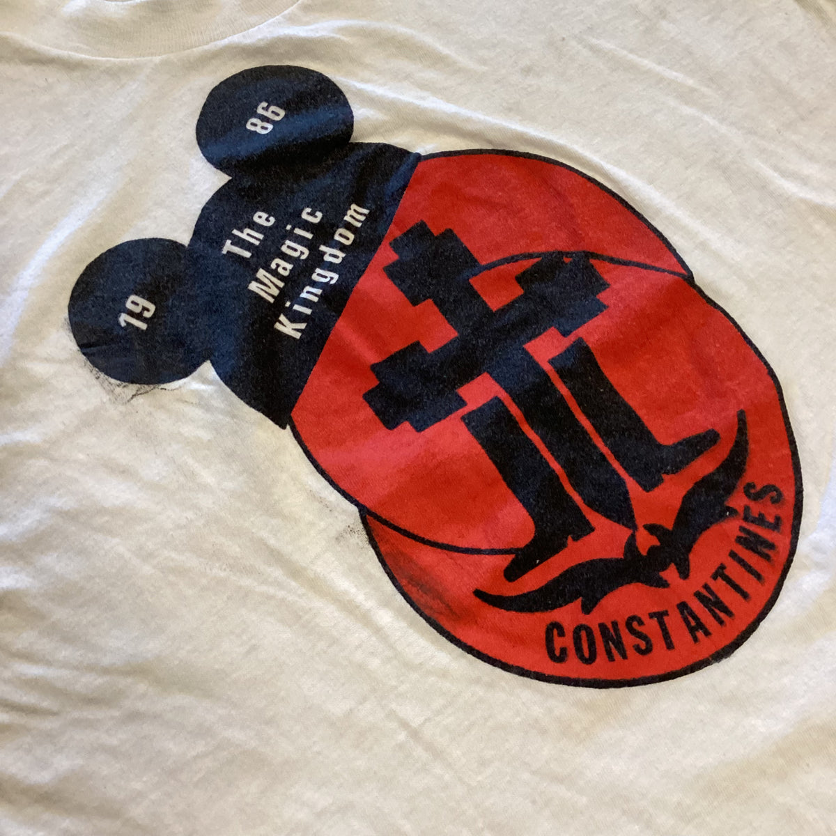 Vintage Constantine&#39;s &quot;The Magic Kingdom&quot; &#39;86 Gay Leather Bar T-Shirt