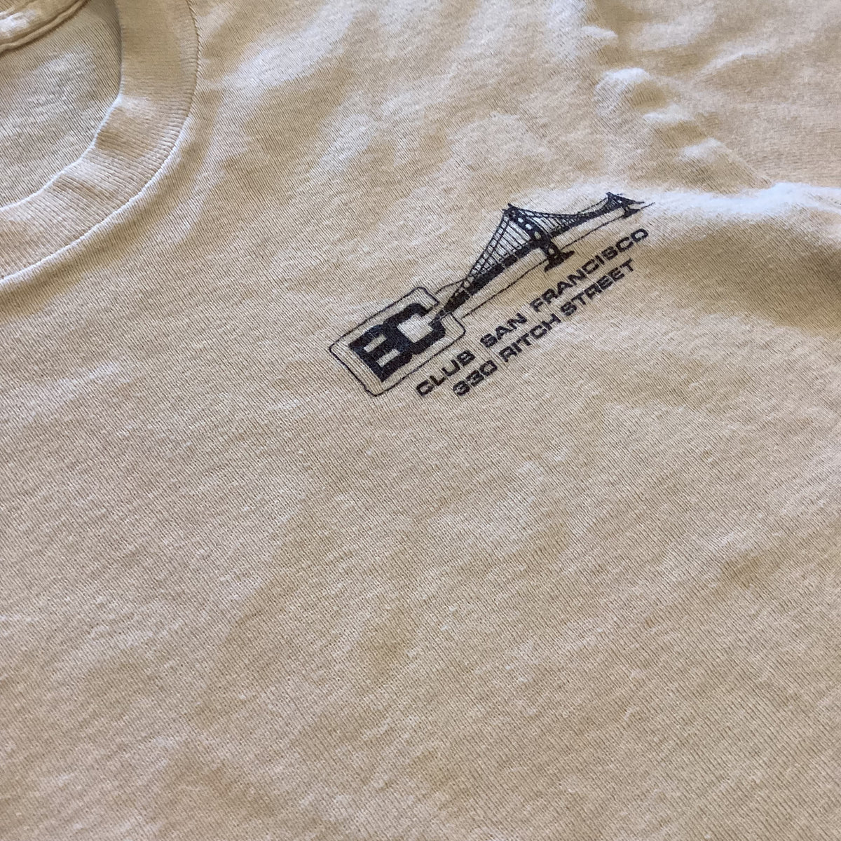 Vintage Club Baths Chain &quot;San Francisco&quot; &#39;80s Bath House Shirt