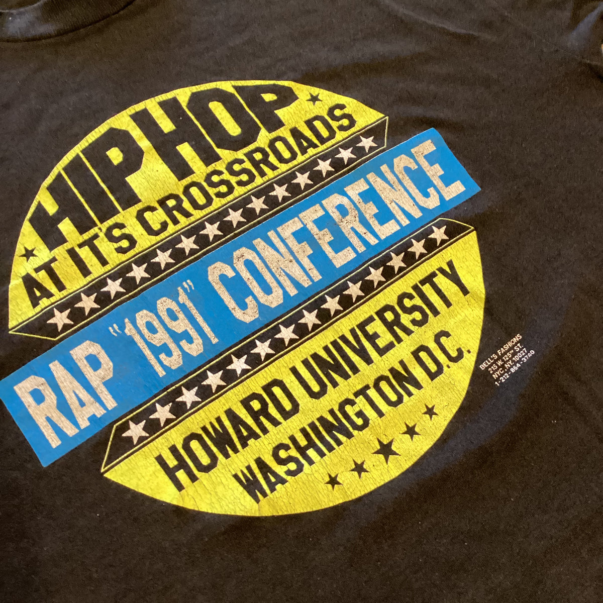 Vintage Howard University '91 "Rap Conference" Festival T-Shirt