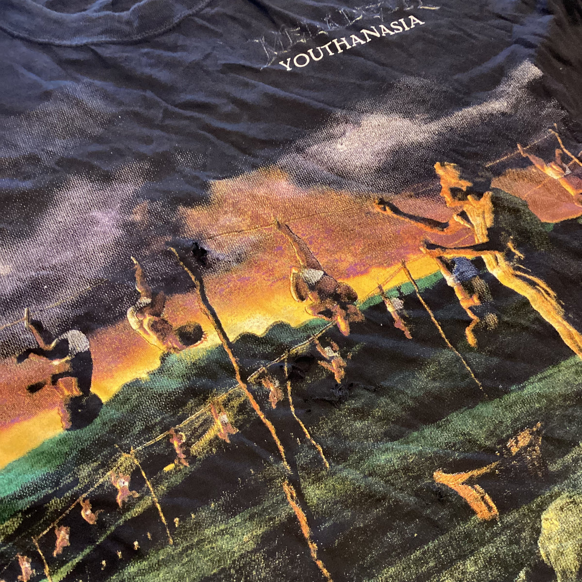Vintage Megadeth &quot;Youth In Asia&quot; T-Shirt