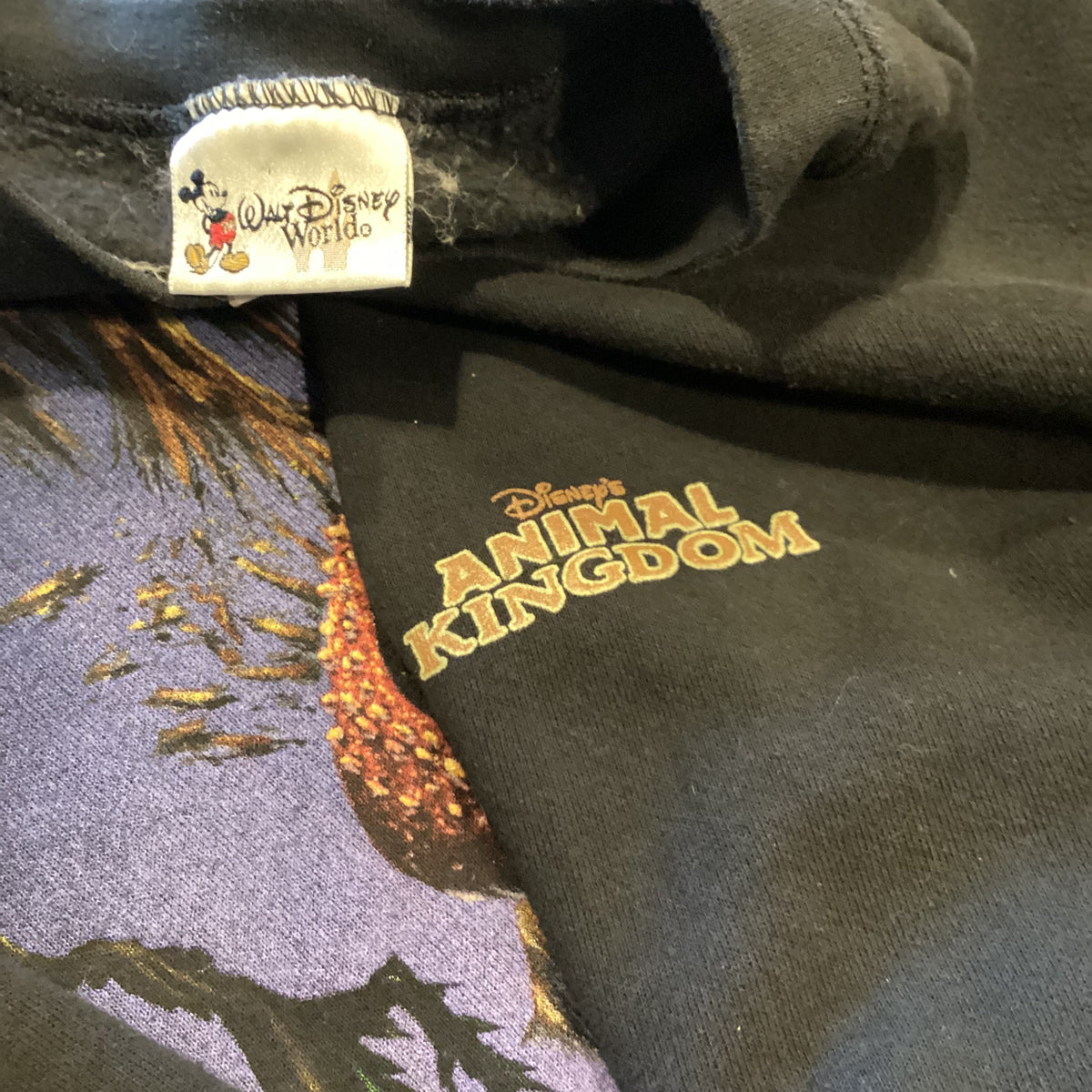 Vintage Disney Animal Kingdom &quot;Countdown To Extinction&quot; Crewneck Sweatshirt