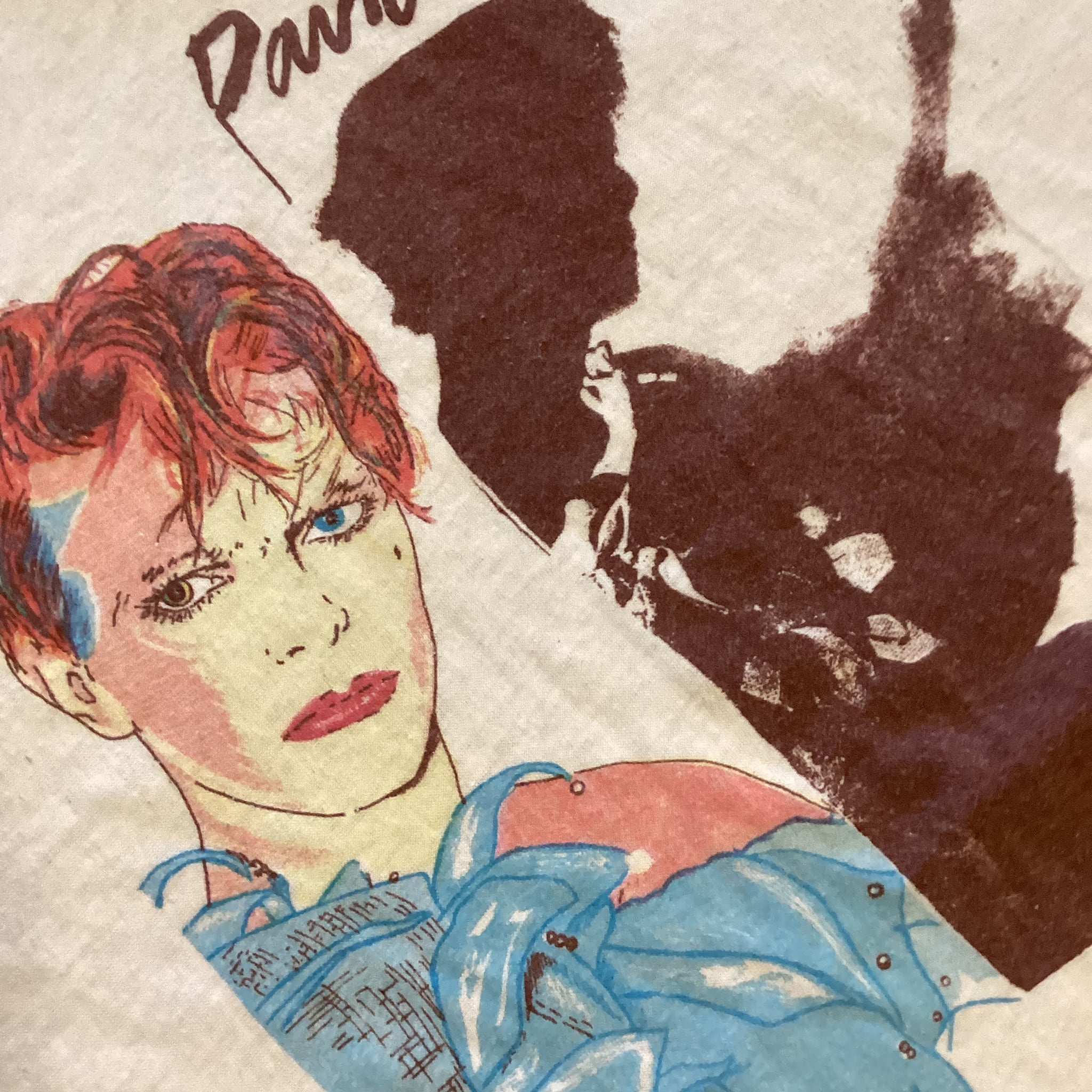 david bowie scary monsters t shirt Vintage David Bowie Scary Monsters '80 Tour T-Shirt