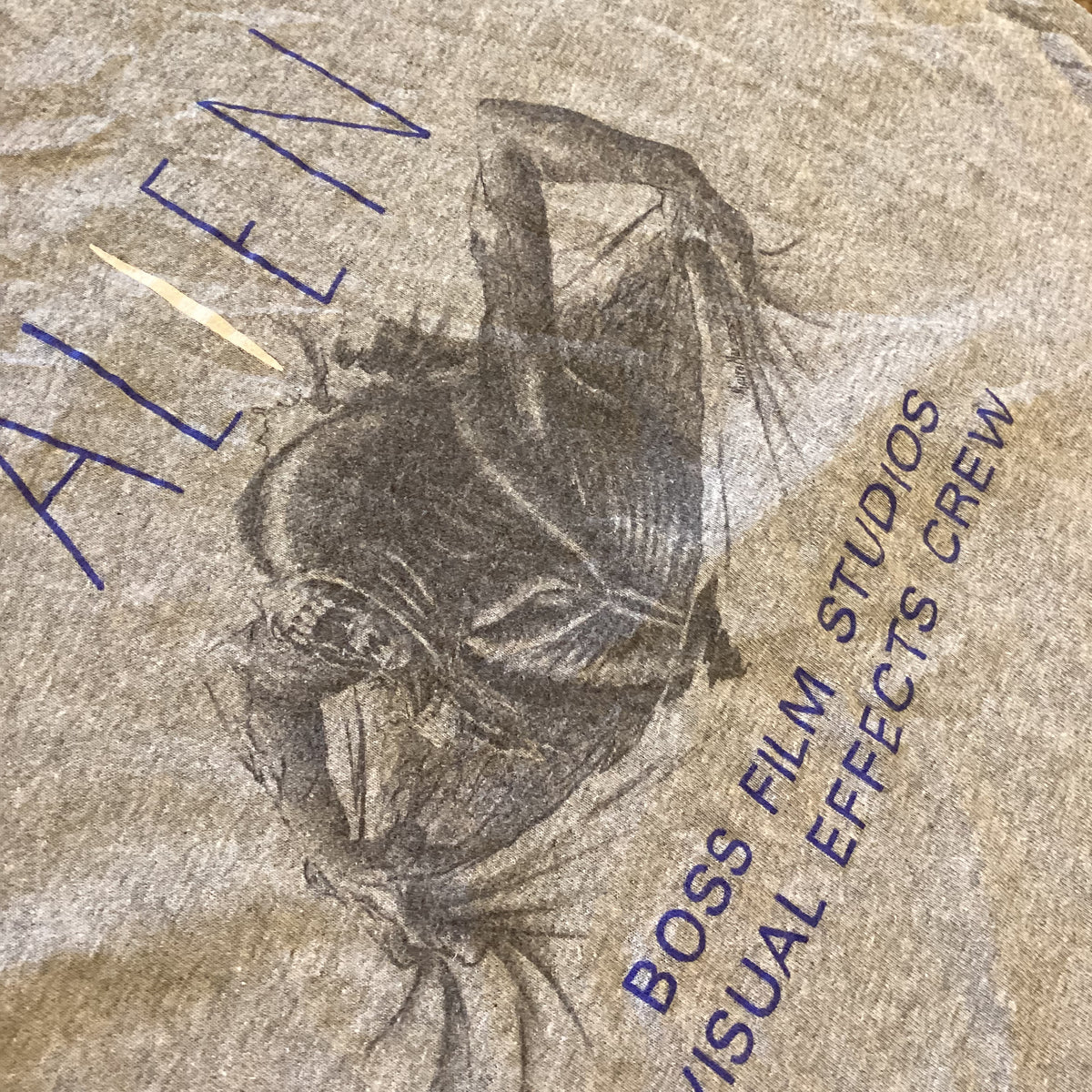 Vintage ALIEN &quot;Visual Effects Crew&quot; Boss Film Studios T-Shirt