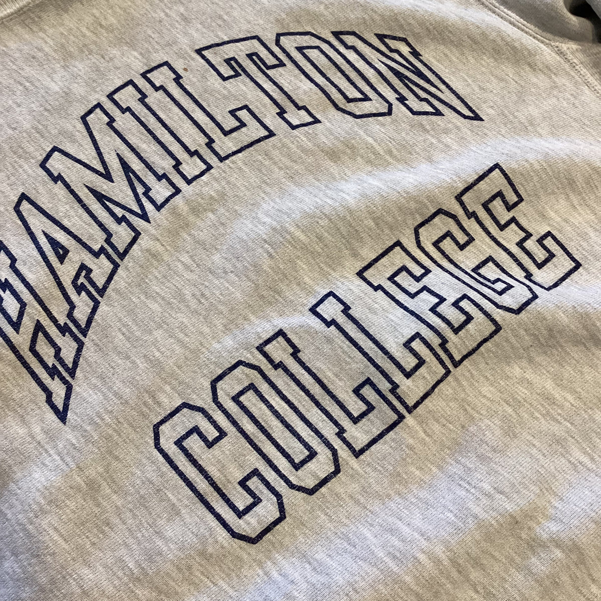 Vintage Champion &quot;Hamilton College&quot; Reverse Weave Crewneck Sweatshirt