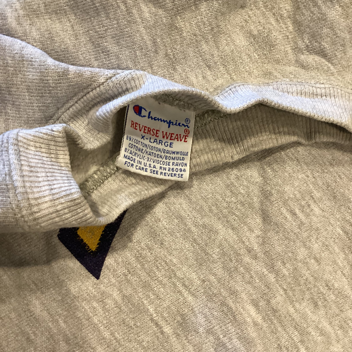 Vintage Champion &quot;NAVY&quot; Reverse Weave Crewneck Sweatshirt