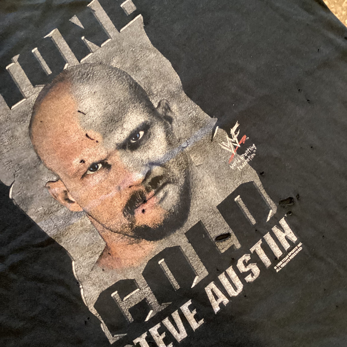 Vintage Stone Cold Steve Austin &quot;WWF&quot; T-Shirt